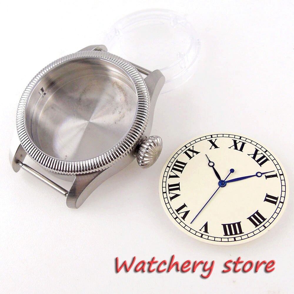 39mm Tandorio Sapphire Glass Watch Case 33.5mm Dial For NH35 NH35A 2824 PT5000