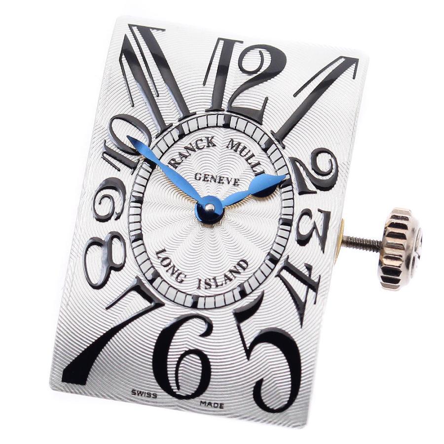 FRANCK MULLER Genuine Movement Long Island Ladies Watch Parts Silver Working
