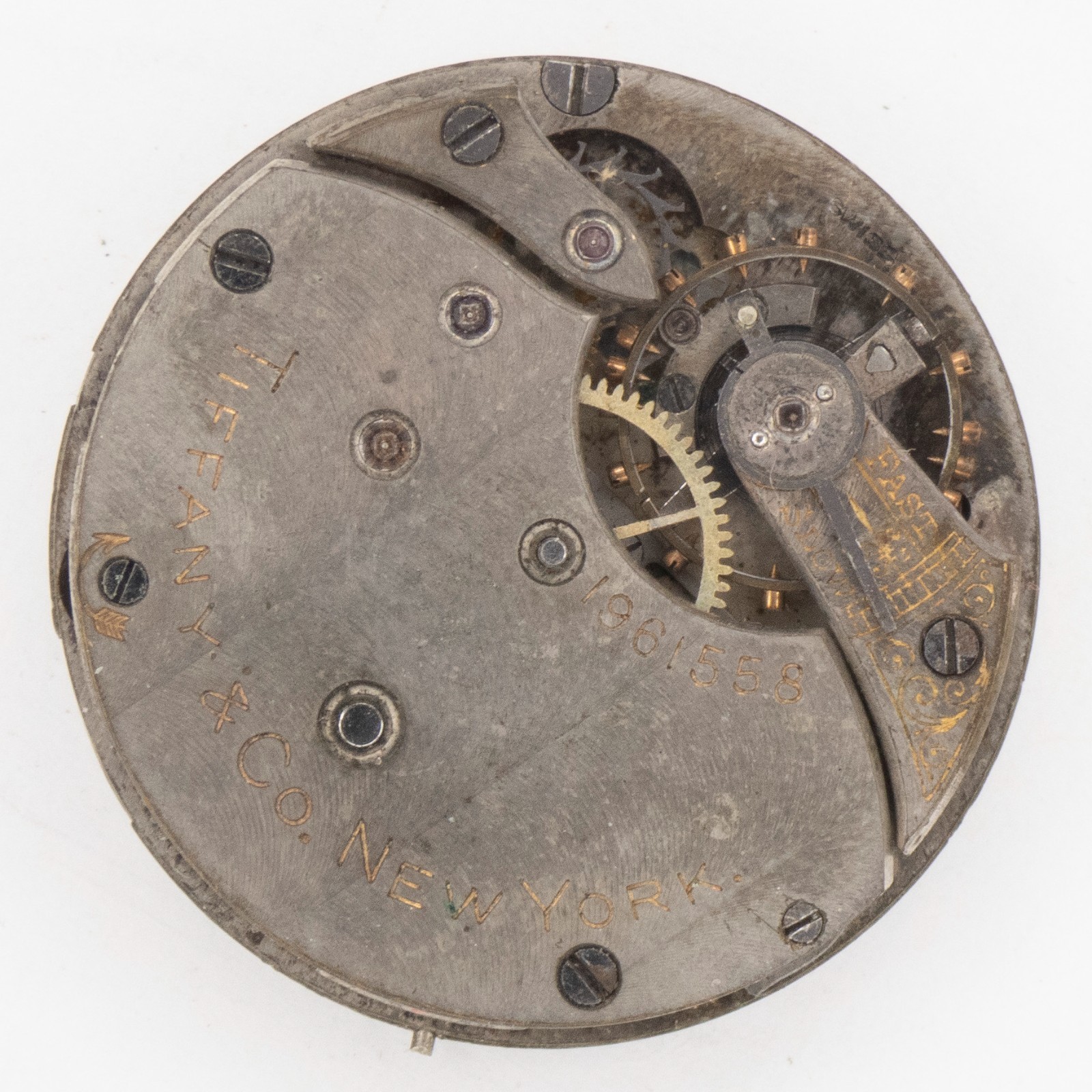 Agassiz or Longines for Tiffany 26 x 6.7 mm Antique Pocket Watch Movement