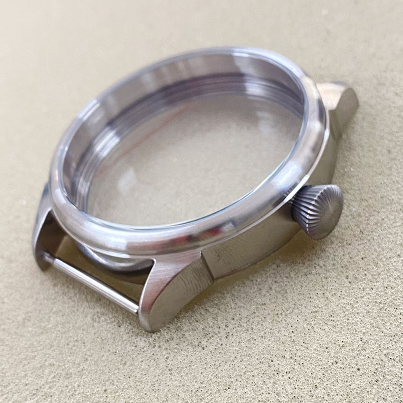 42MM Stainless Steel Watch Case for ETA 6497 6498 ST3600 Hand Winding Movement @