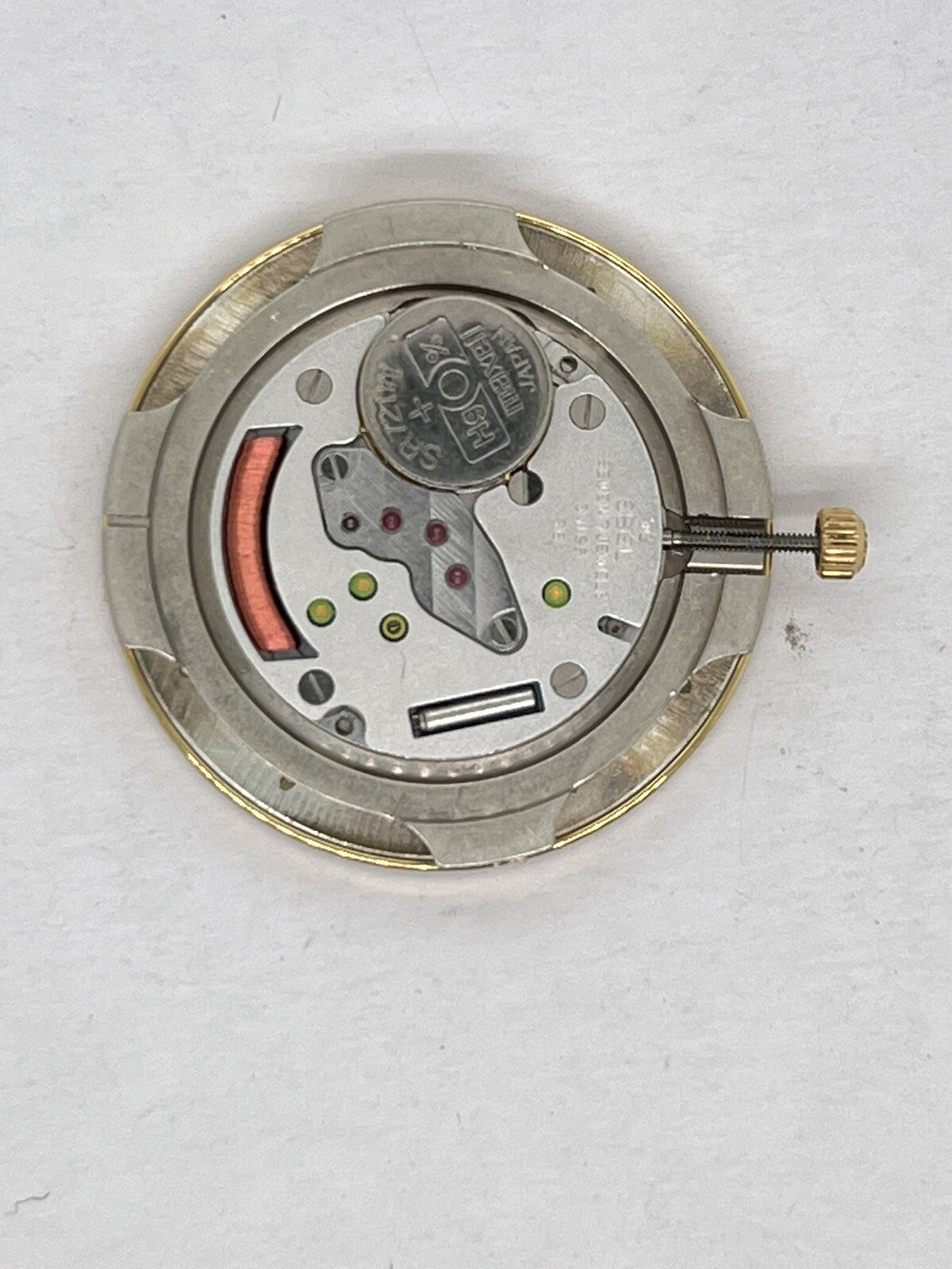 Ebel Beluga Quartz Watch Movement And Crystal #88  Working Condition
