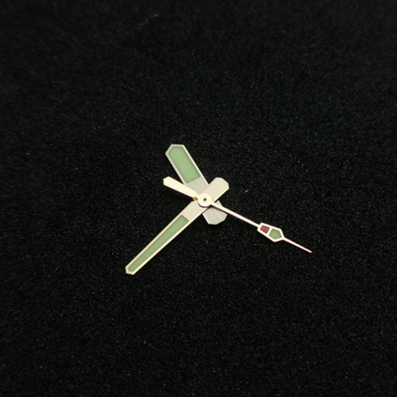 Green C3 Luminous Watch Hands Needles Set For Japanese NH35 NH36 Movement Parts