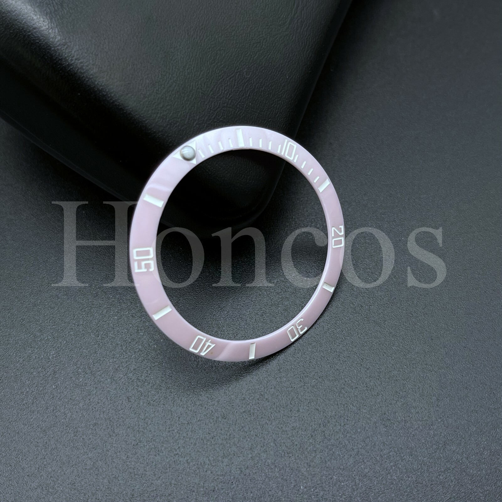 Ceramic Bezel Insert to fits for Rolex Sub 5512 5513-1 1665 1680 Pink and White