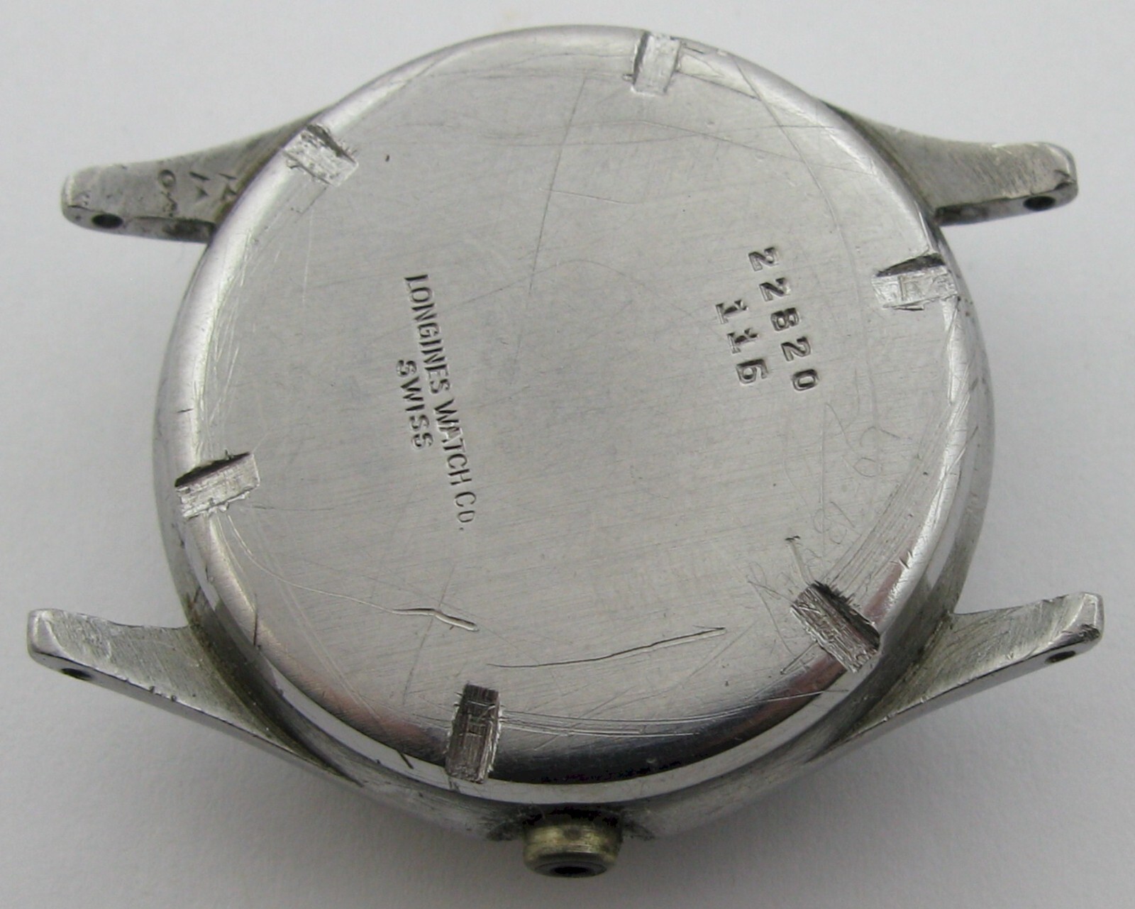 Longines Watch part complete VINTAGE case 22820 116 stainless steel 31.7 mm