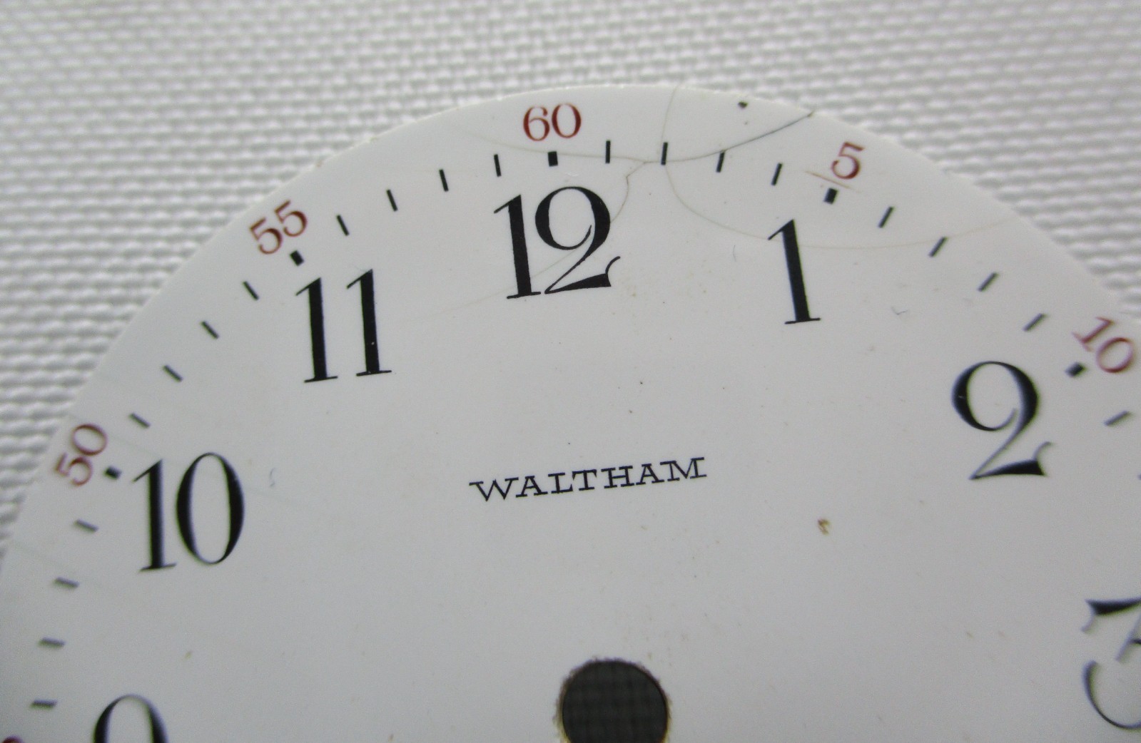 Vintage Waltham Pocket Watch Dials 4 Pieces