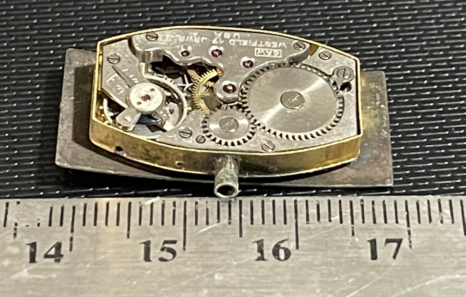 Croydon Westfield 6AB Bulova Base Movement For Parts Or Repair..TM7