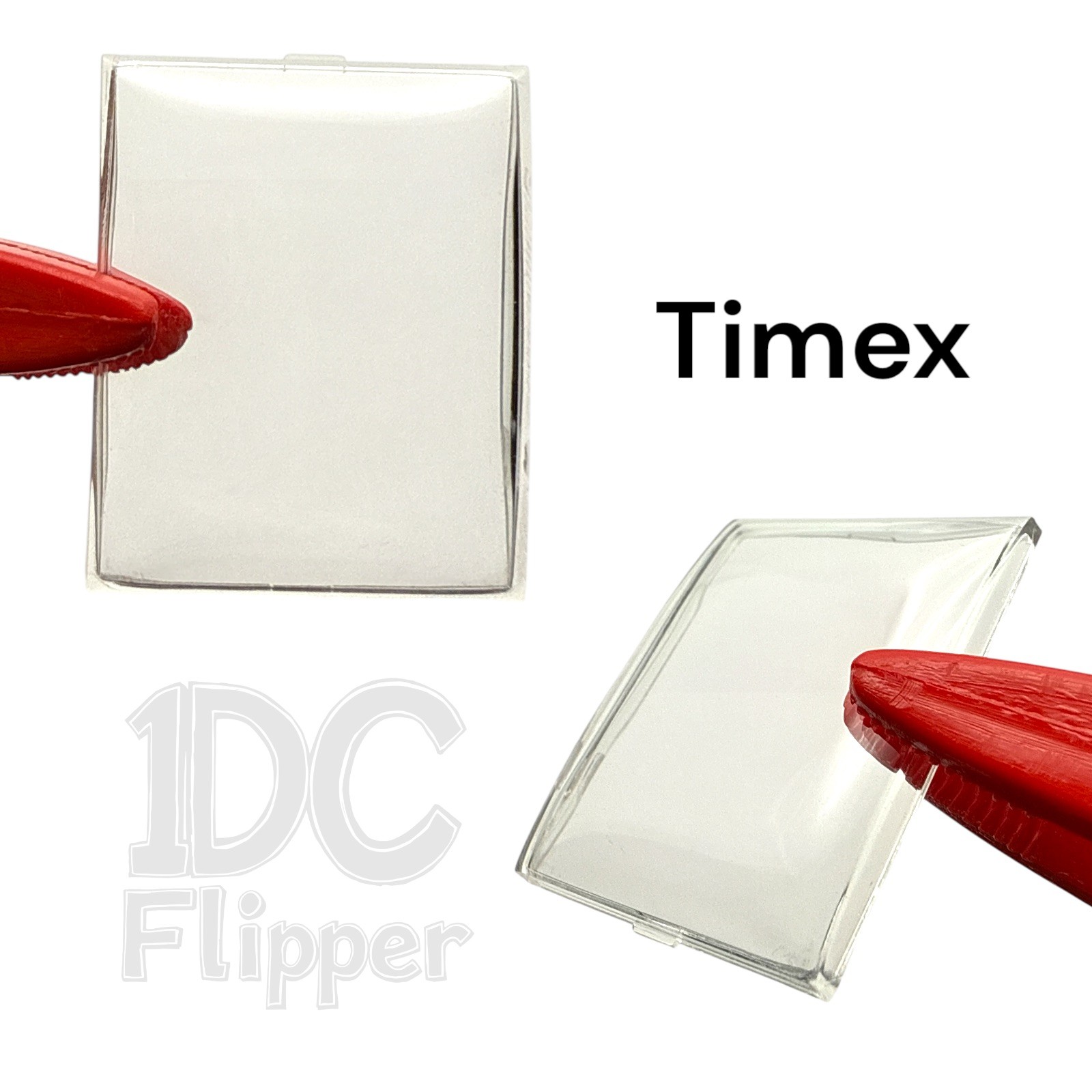 Timex Super Thin Watch Crystal TX1E #1 Rectangle 1960-1966 Fits Timex 5180 Read!