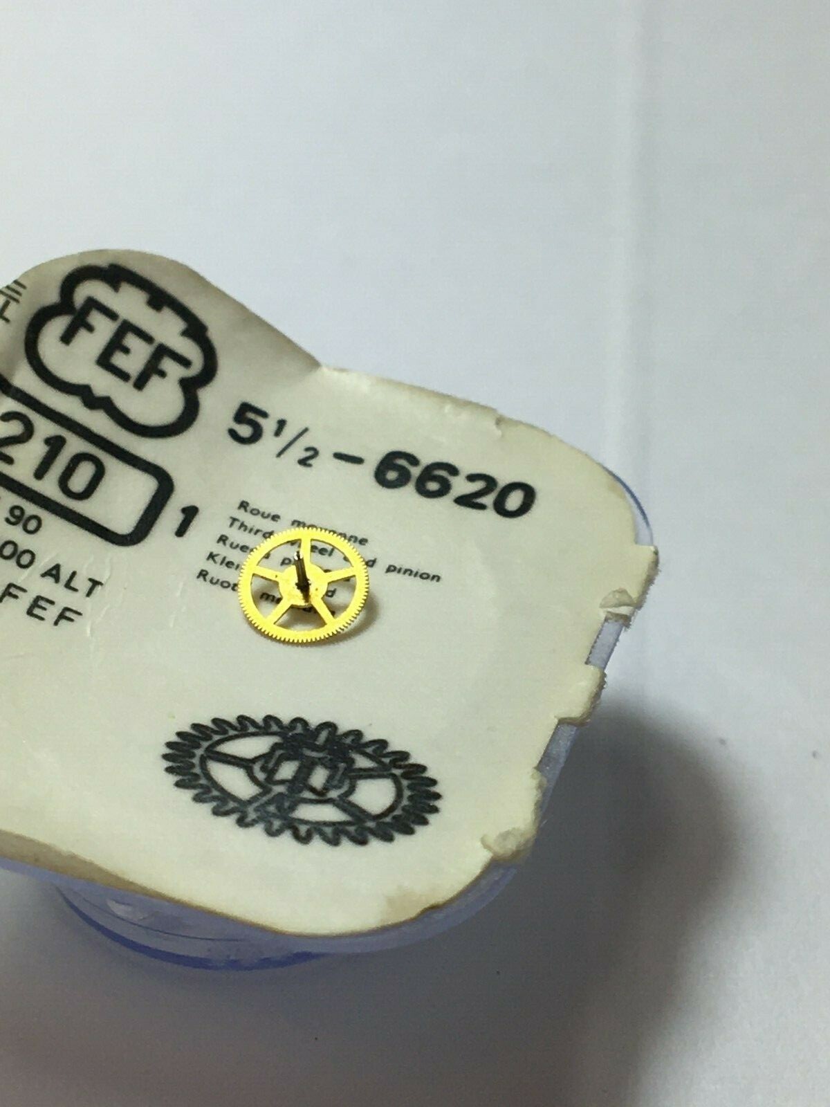 FEF Cal 6620 6621 6650 part 210 Third Wheel And Pinion