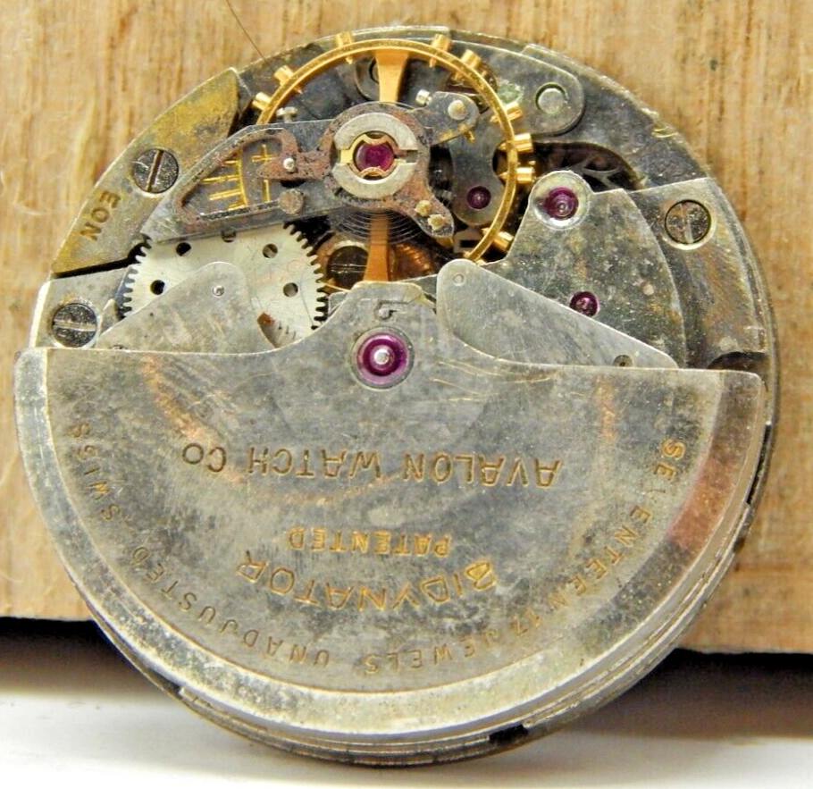 Vintage Avalon 17 jewel automatic Bidynator Felsa 690 men’s wrist watch movement