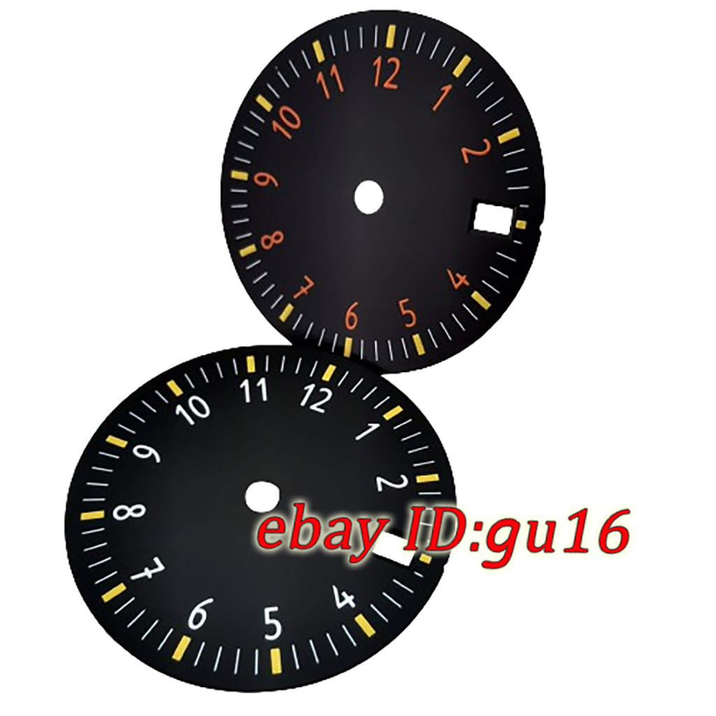 29mm Watch Dial NH35 NH36 green luminous Automatic movement Sterile Watch Parts