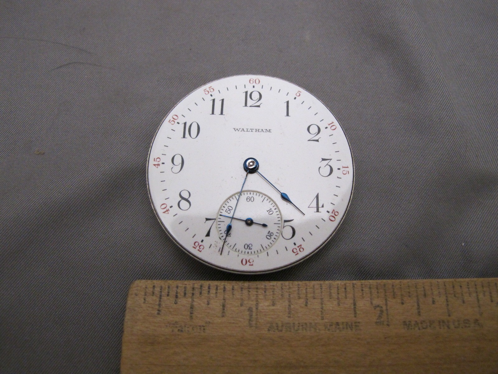 WALTHAM Grade 620 Model 1908 16S 15 Jewel Pocket Watch Movement-1913