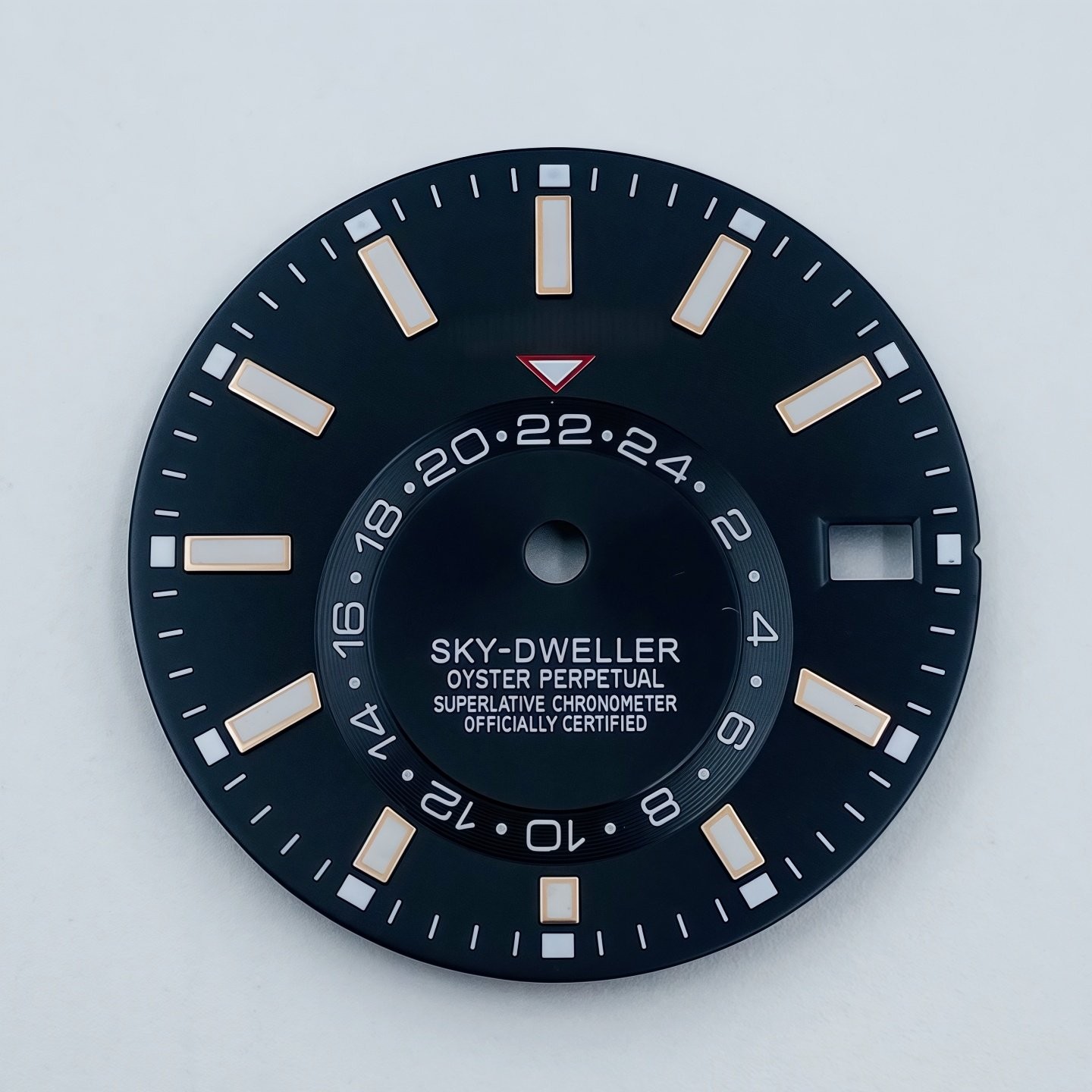 28.5mm Sun Pattern Watch Dial Green Luminous Date for Nh35 Nh36 4R Movement