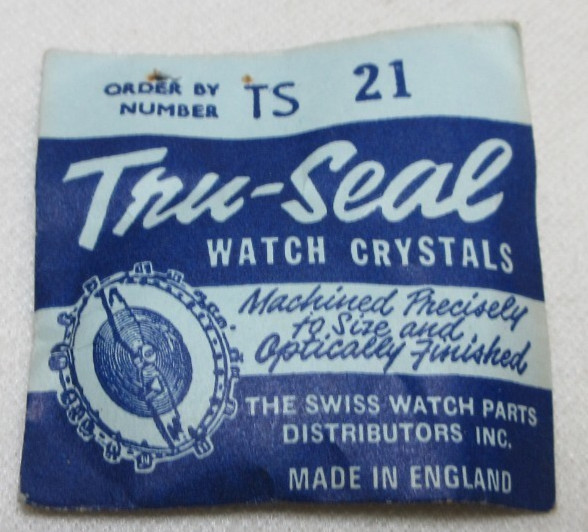TRU-SEAL WATCH CRYSTAL TS 21 WATCHMAKER REPLACEMENT PART #215