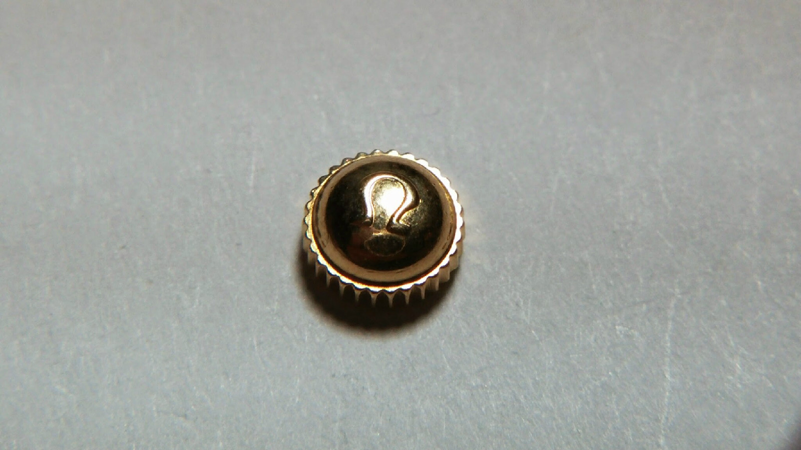 Omega crown, 43153, 5.70mm, tube 2.50mm, Tap 10. YELLOW (gold-filled)
