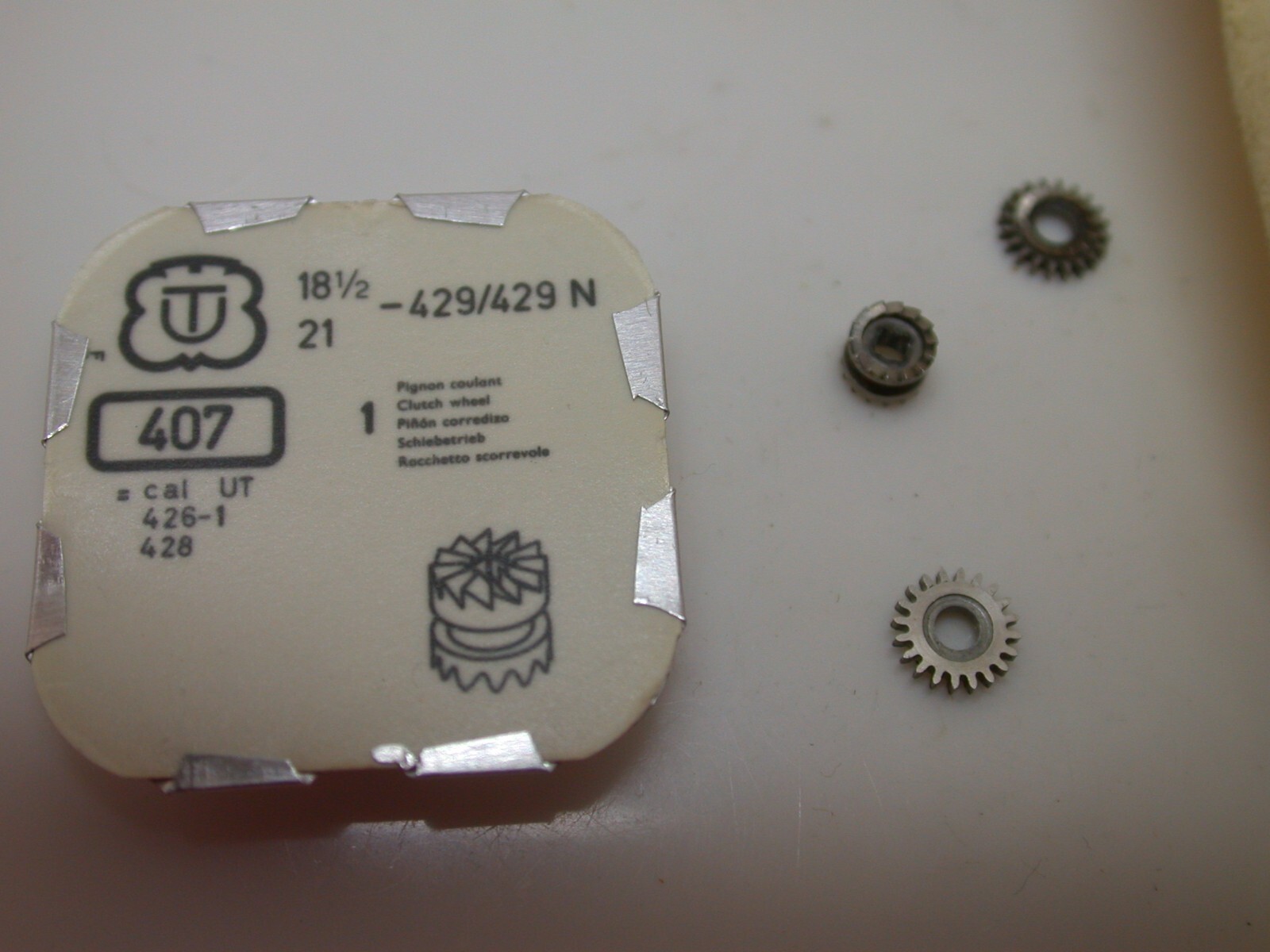 WATCHMAKERS – UT POCKET WATCH PARTS – VINTAGE – 27MR2