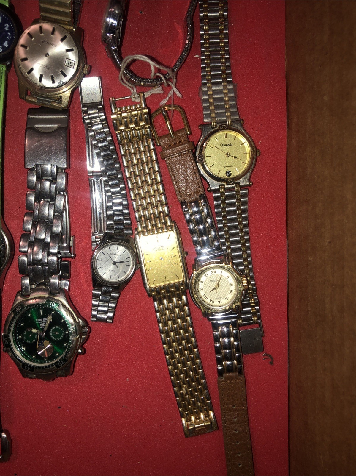 Lot Of Misc Wristwatch -most Missing Backs Or Other Parts Lot 12 For Parts