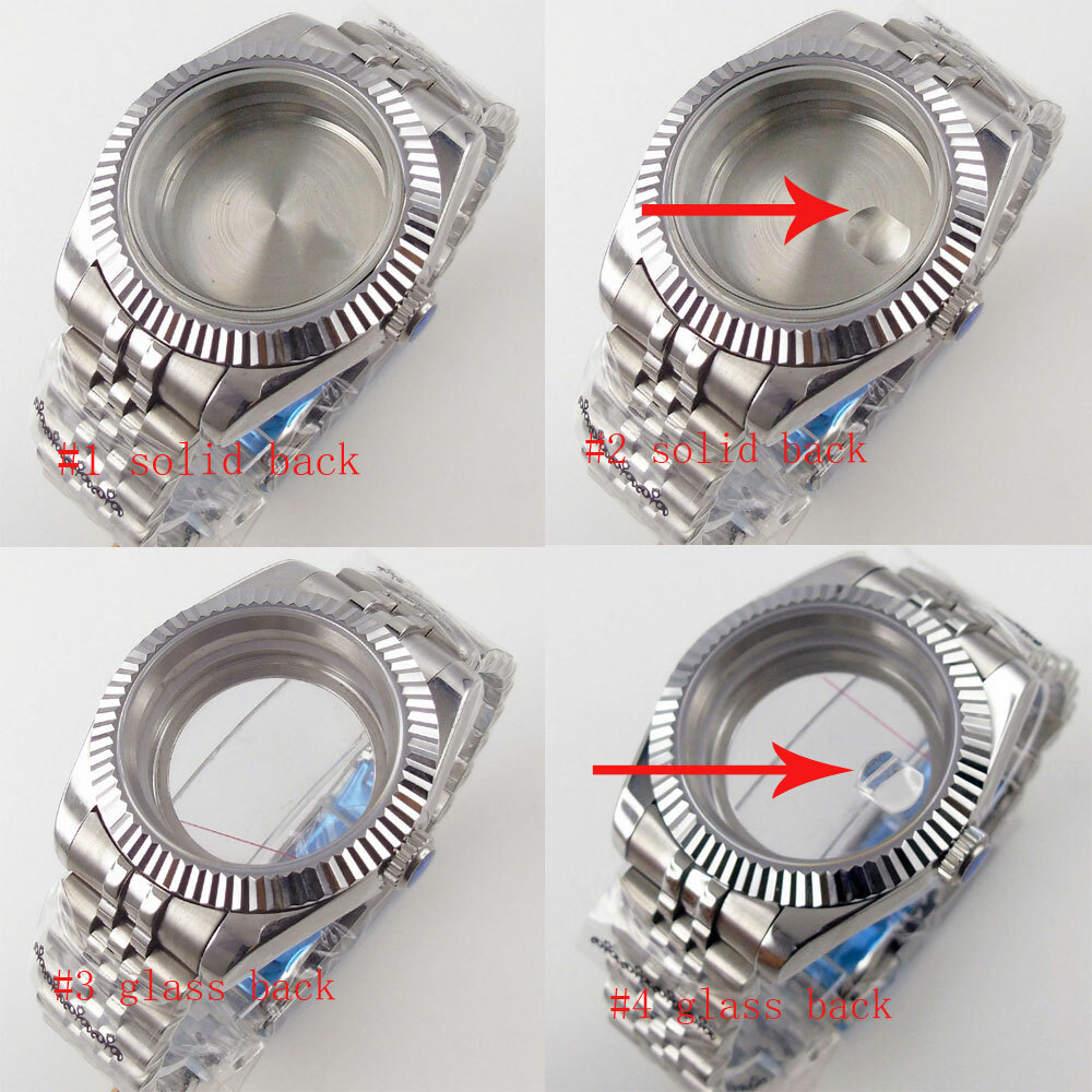 39mm/36mm Sapphire Glass Watch Case Fit NH35 Miyota8215 DG2813 ETA2824 PT5000