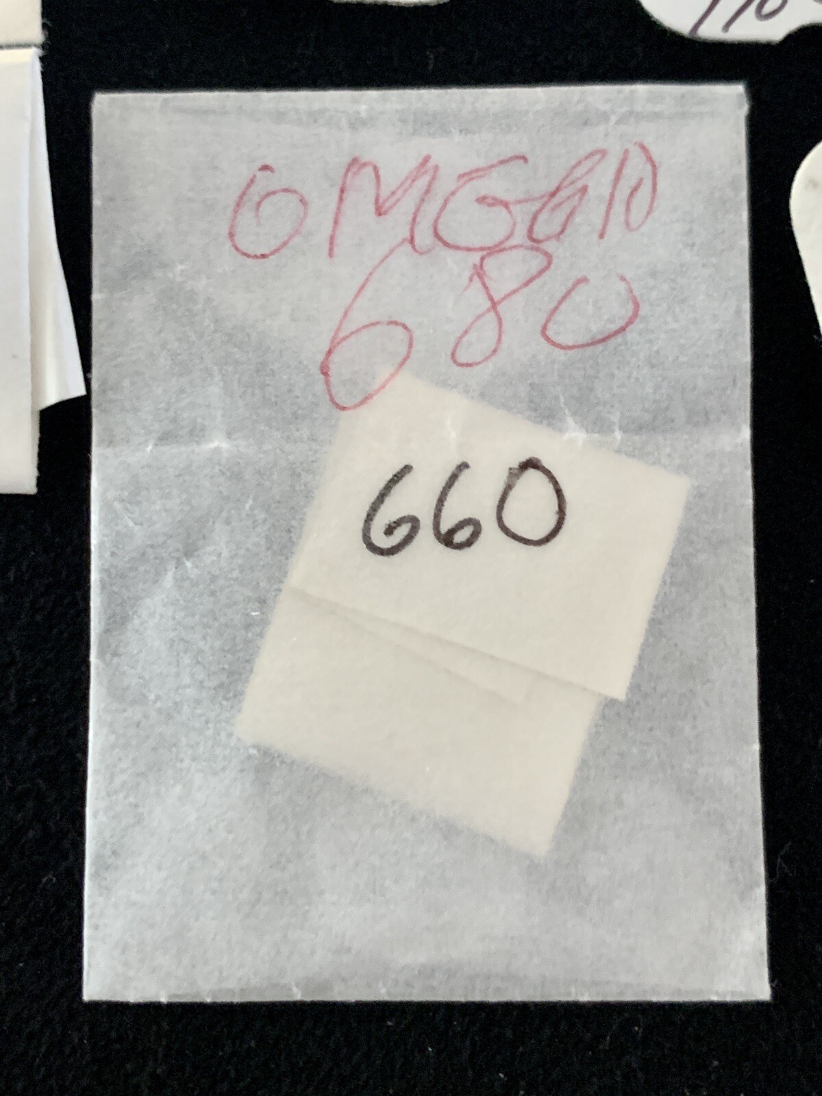 (1) One New Genuine Omega Mainspring Part # 1208 from Watchmaker’s Parts Stock