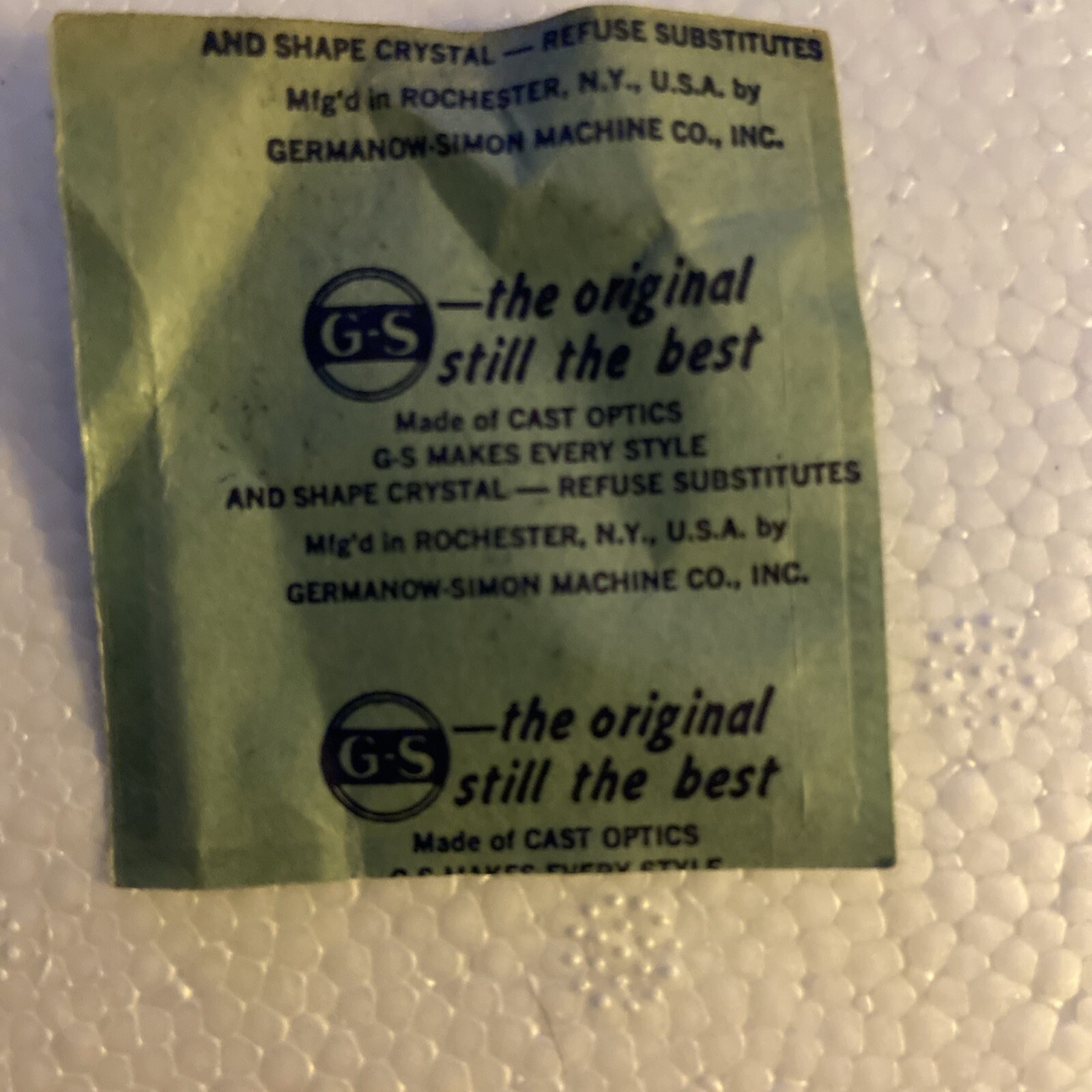 GS Flexo Hi Dome PHD8.8MM Replacement Watch Crystal NOS Vtg