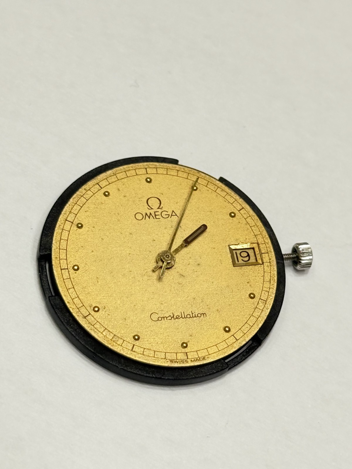 Movement Omega Eta 255.461 Quartz Swiss Made 7 Jewels In Working Condition