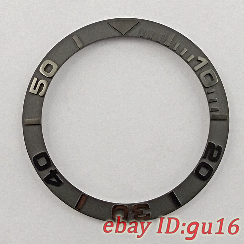 38mm black white blue green gold ceramics bezel insert fit 40mm automatic watch