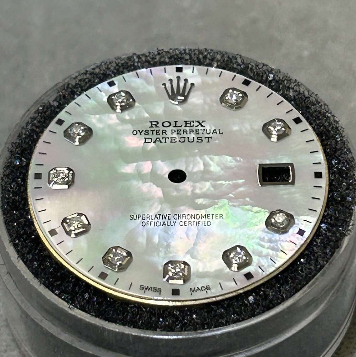 Rolex Mens Datejust Custom MOP Diamond Dial 36mm For Models 126234 & 126200