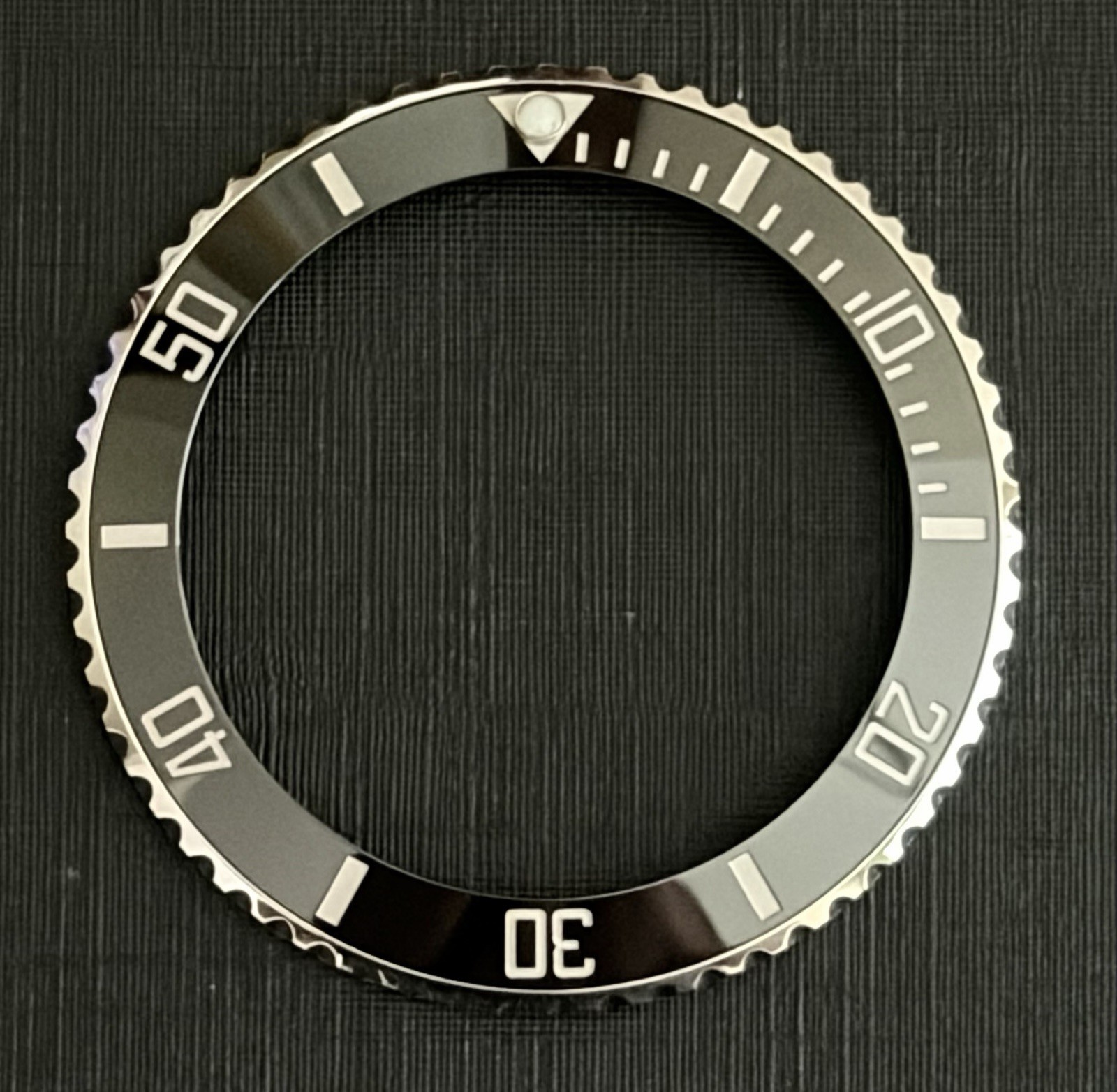 Bezel With Black Ceramic Insert For Rolex Submariner 126610LN 124060LN 41mm