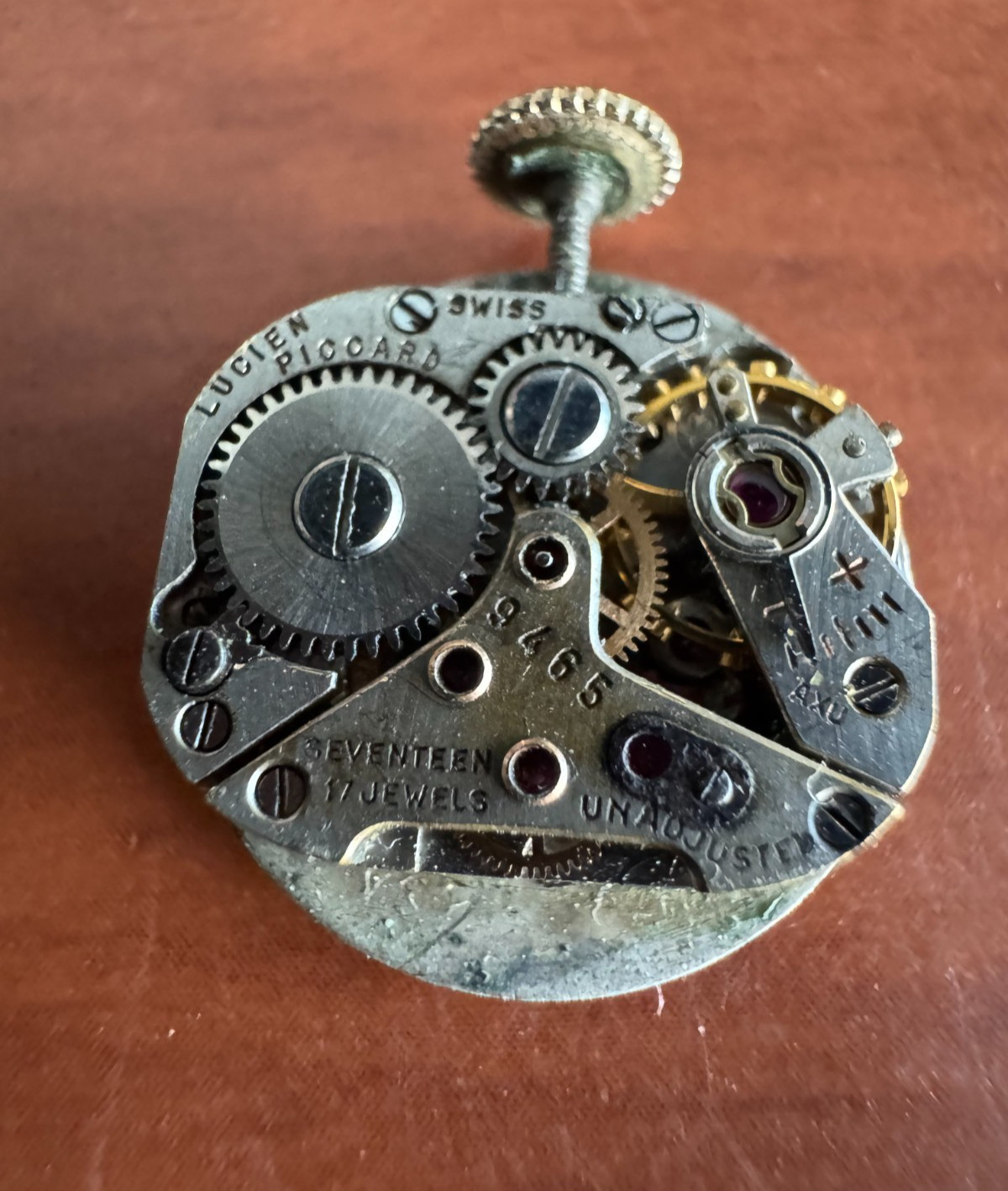 VINTAGE LADIES LUCIEN PICCARD WRISTWATCH MOVEMENT CAL. AS 976 KEEPING TIME