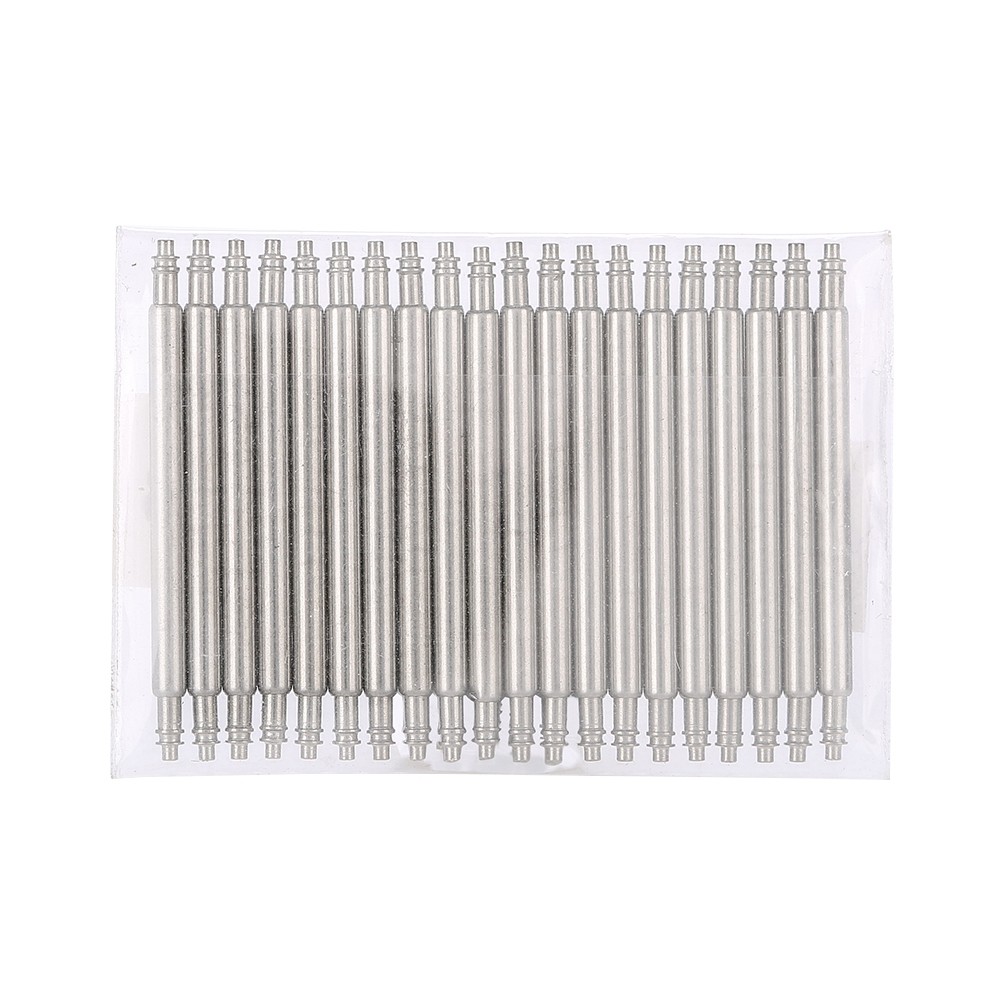 20pcs Watch Pin Bar Spring Bars Watches Strap Link Wristwatch Band Steel Tool