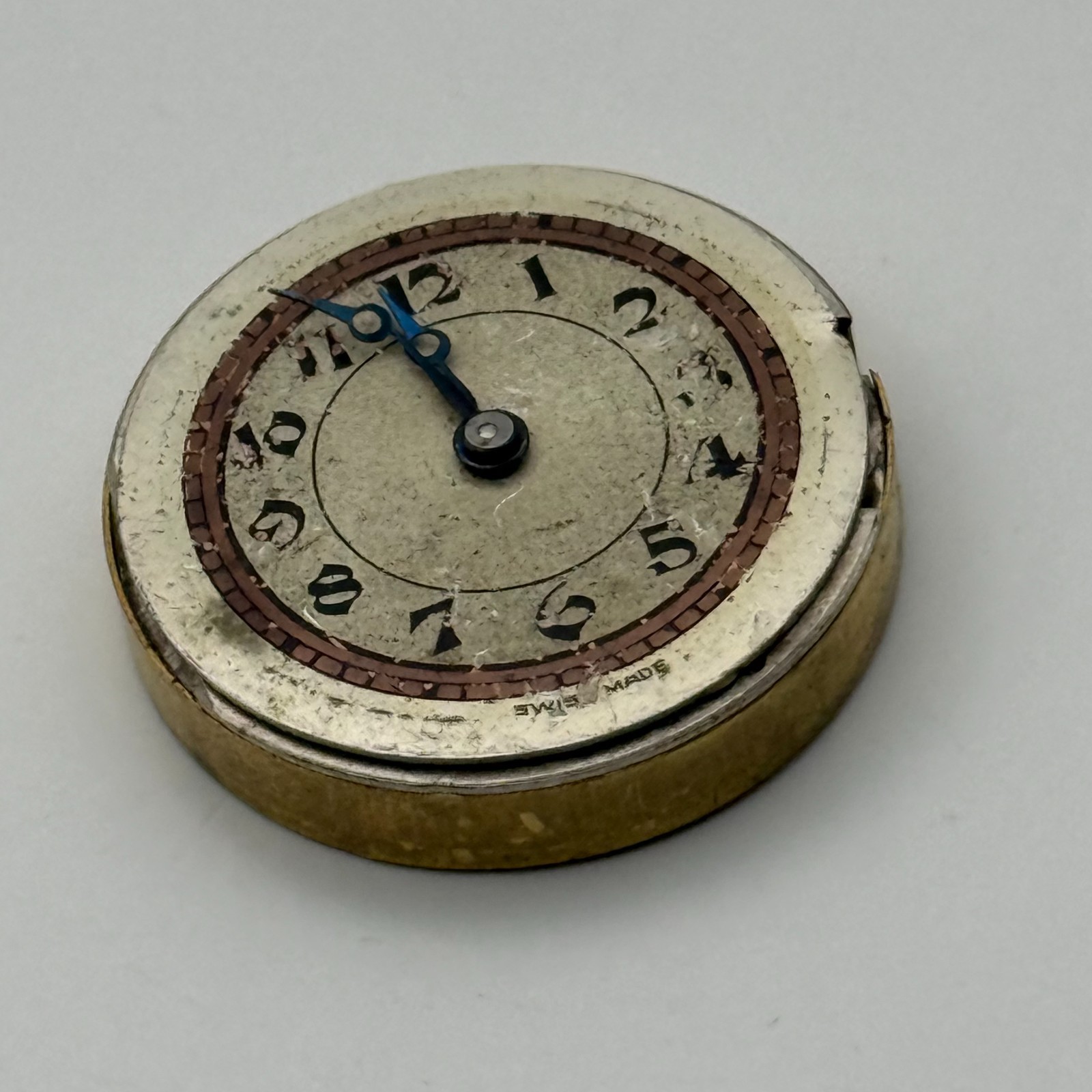 Rotary 5/240 Watch Movement 15 Jewels Swiss Manual Wind Parts Repair 22mm