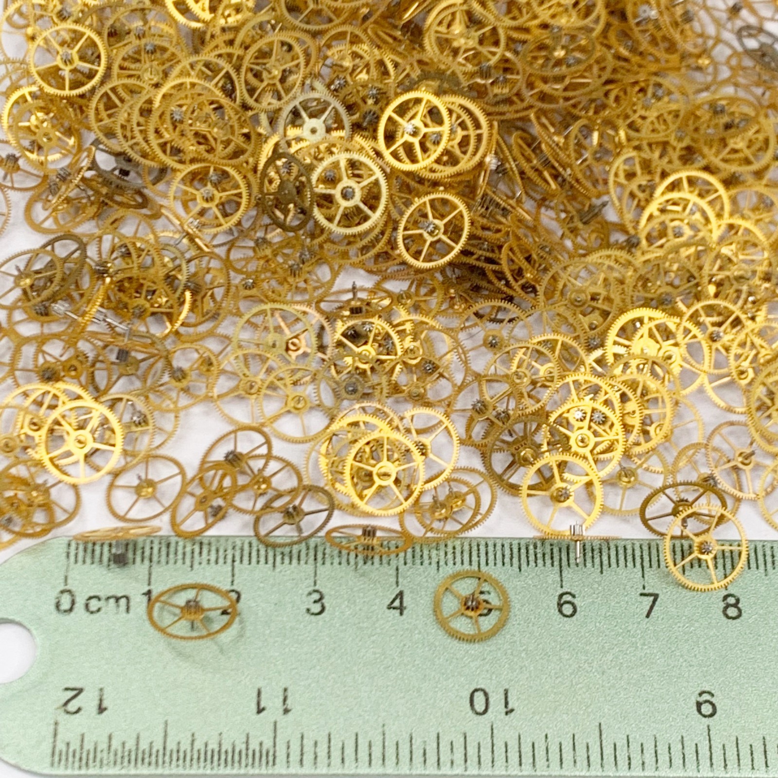 25 Watch Wheels 10-11mm Steampunk Gear Part Art Watchmaker Repair Lot Pocket Cog