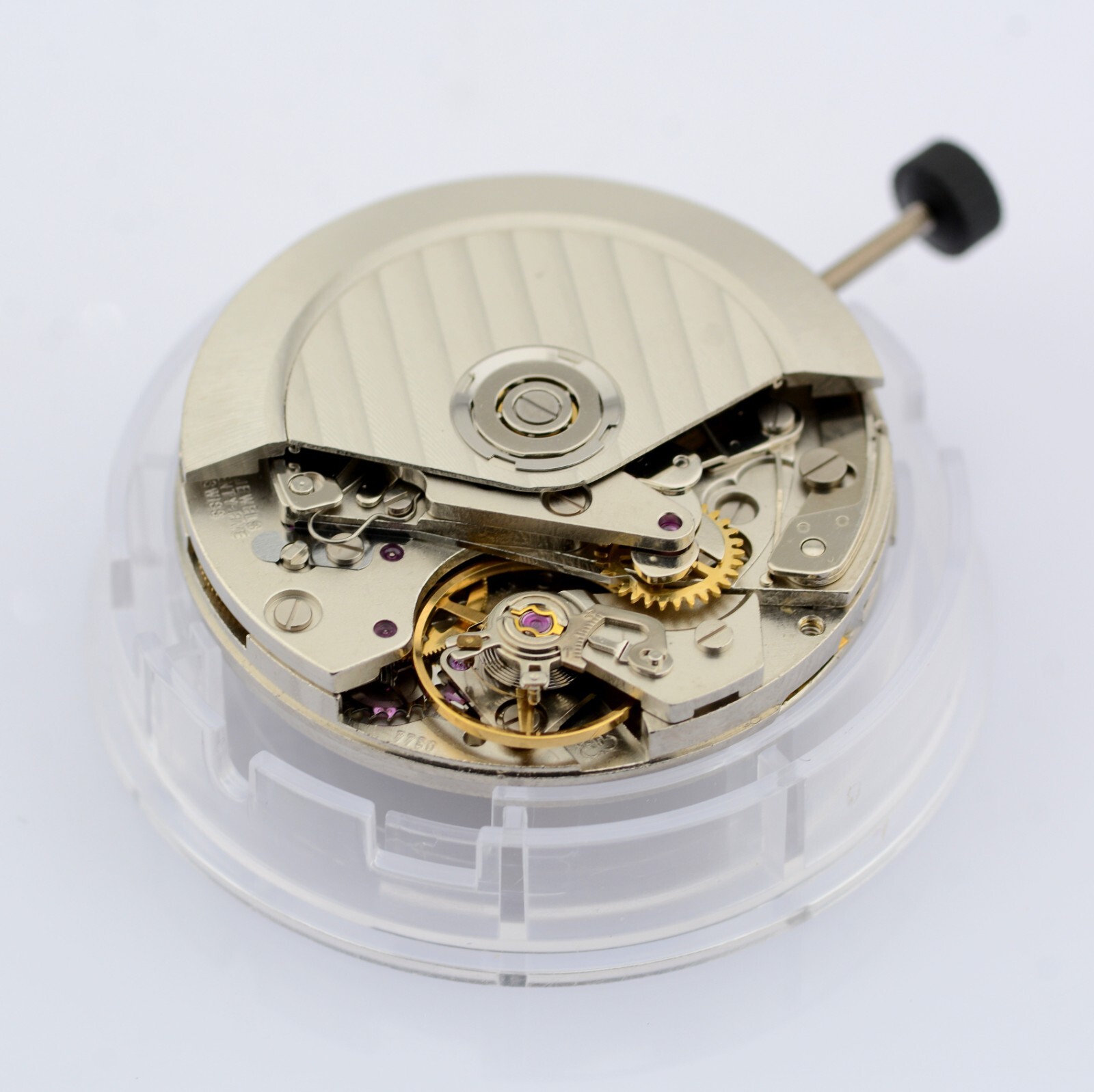 Swiss ETA VALJOUX 7750 25 Jewels Automatic Movement. White , English Day Date
