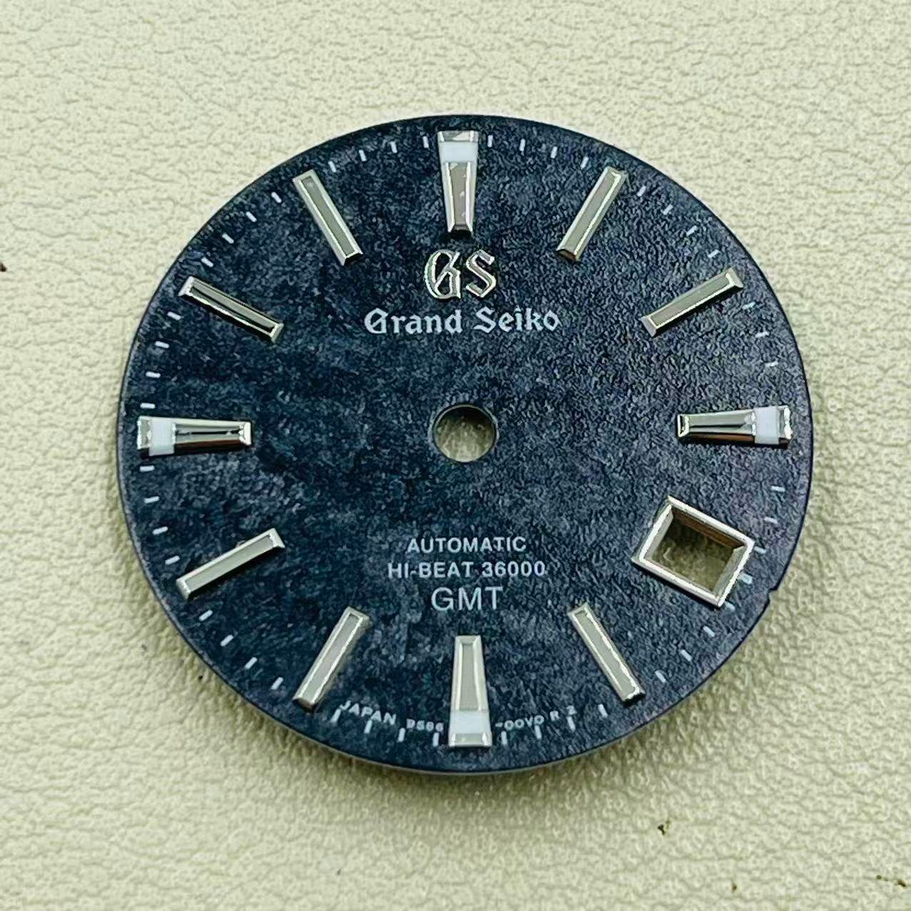 For Seiko 28.5mm Watch Dial Luminous Fit NH34 GMT Movement GS Watches Faces