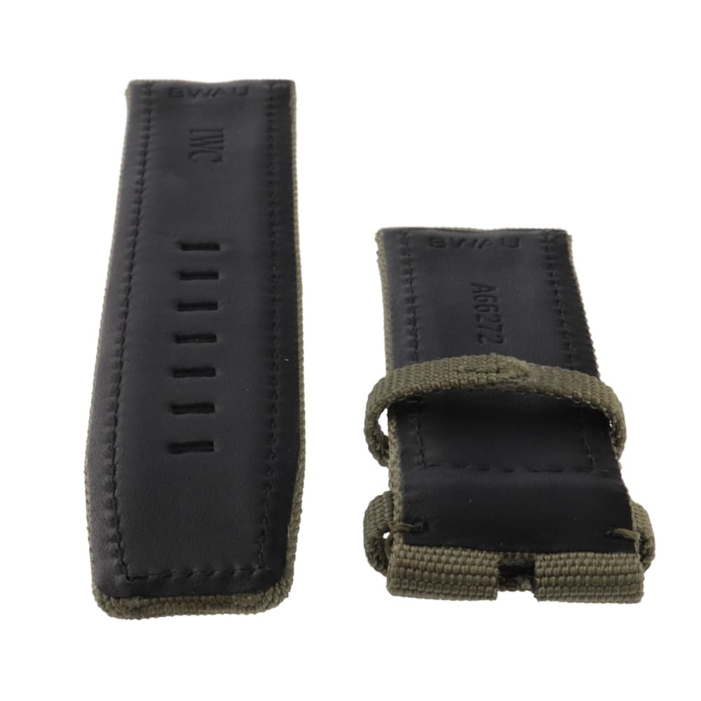IWC Mens Fabric Strap Brand New Military Green