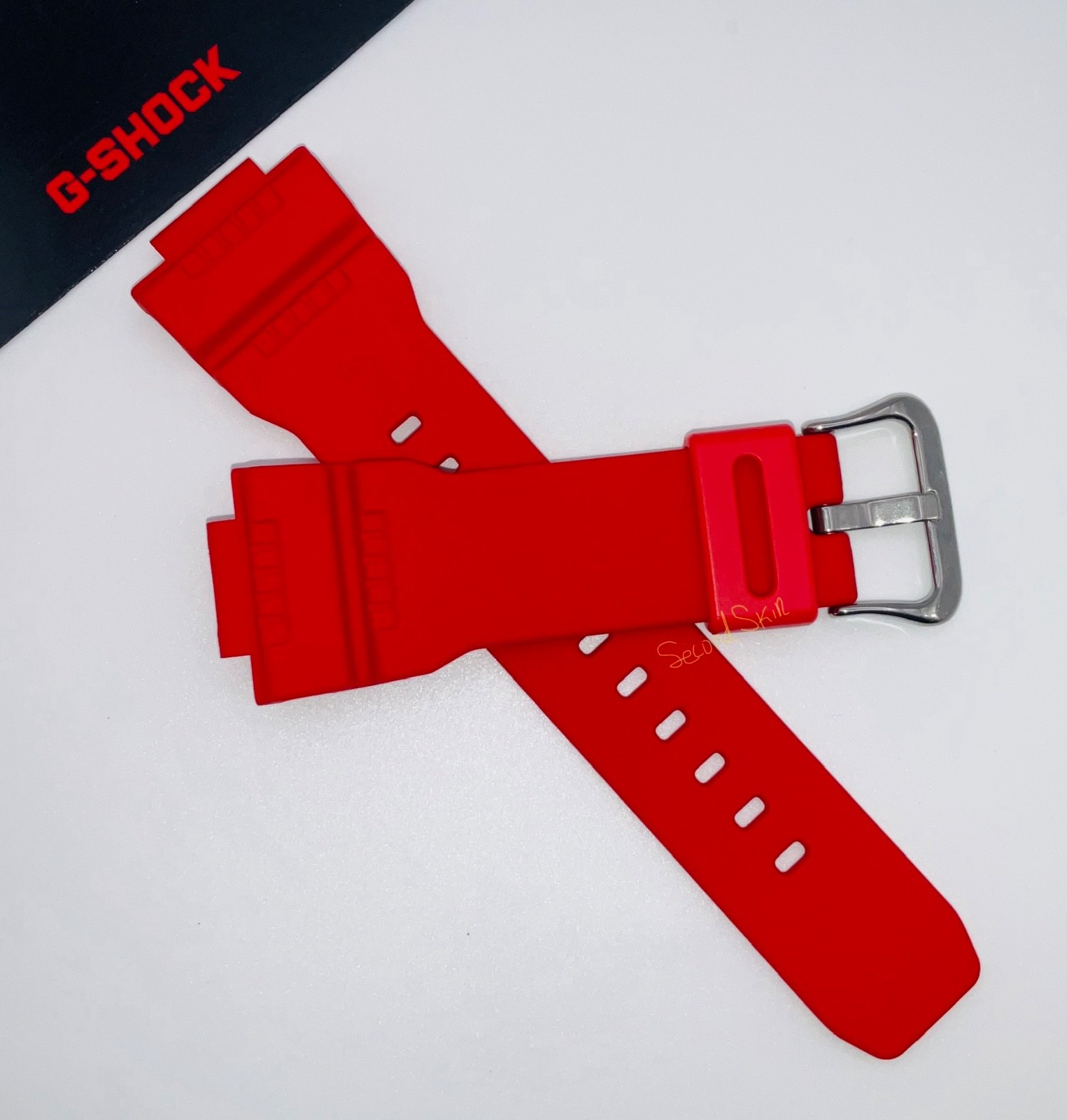 Genuine Casio G-Shock Red Watch Band Rubber Strap G-7900A-4 G-7900