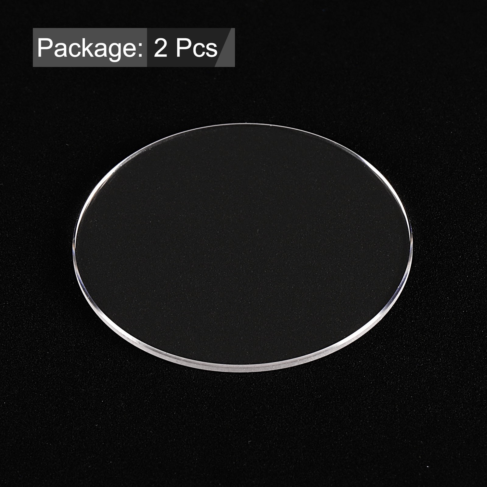 2pcs Watch Crystal Glass Lens 31mm Flat Sapphire Glass Watch Face Crystals Lens