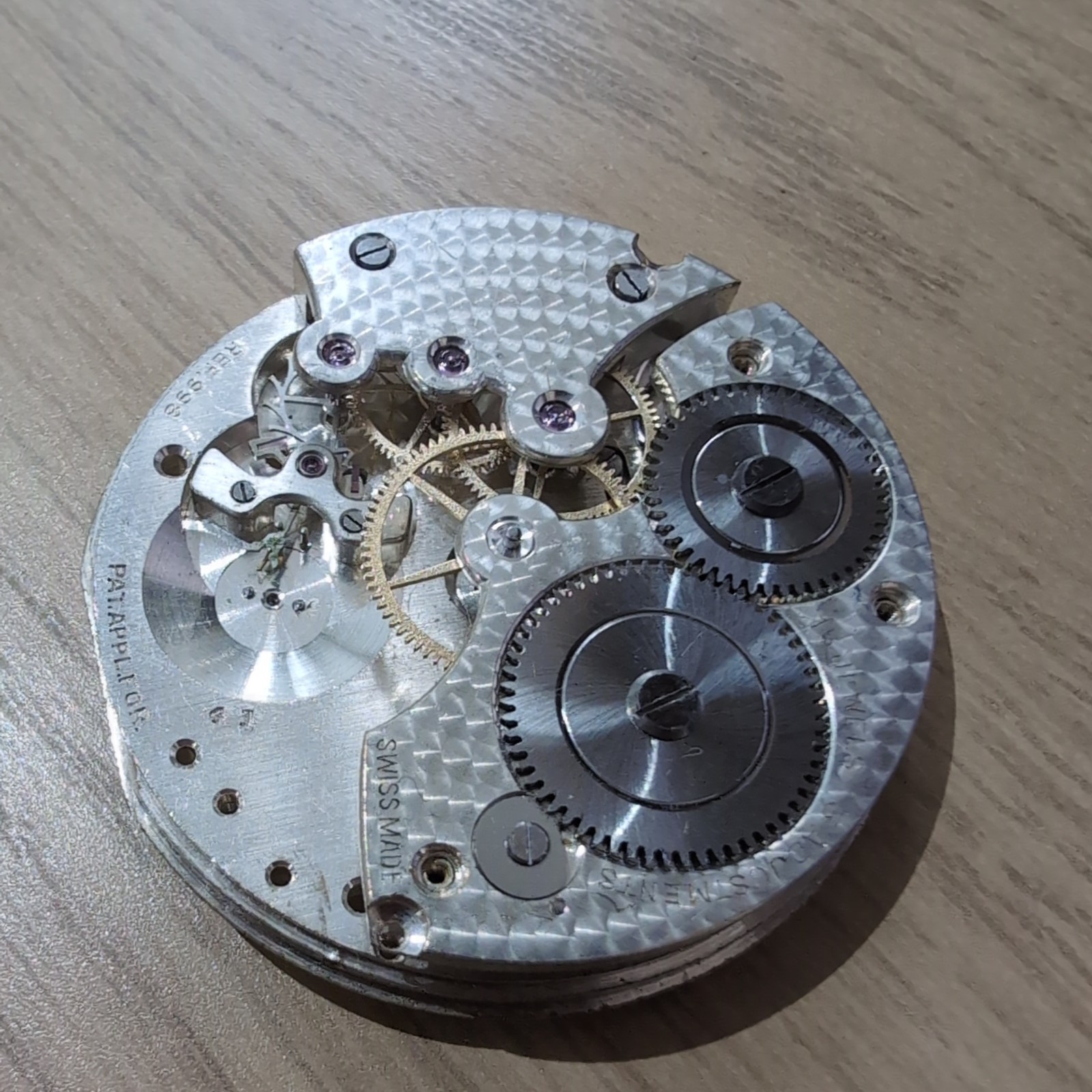 Tacy Henry Sandoz Admiral Pocket Watch part Movement