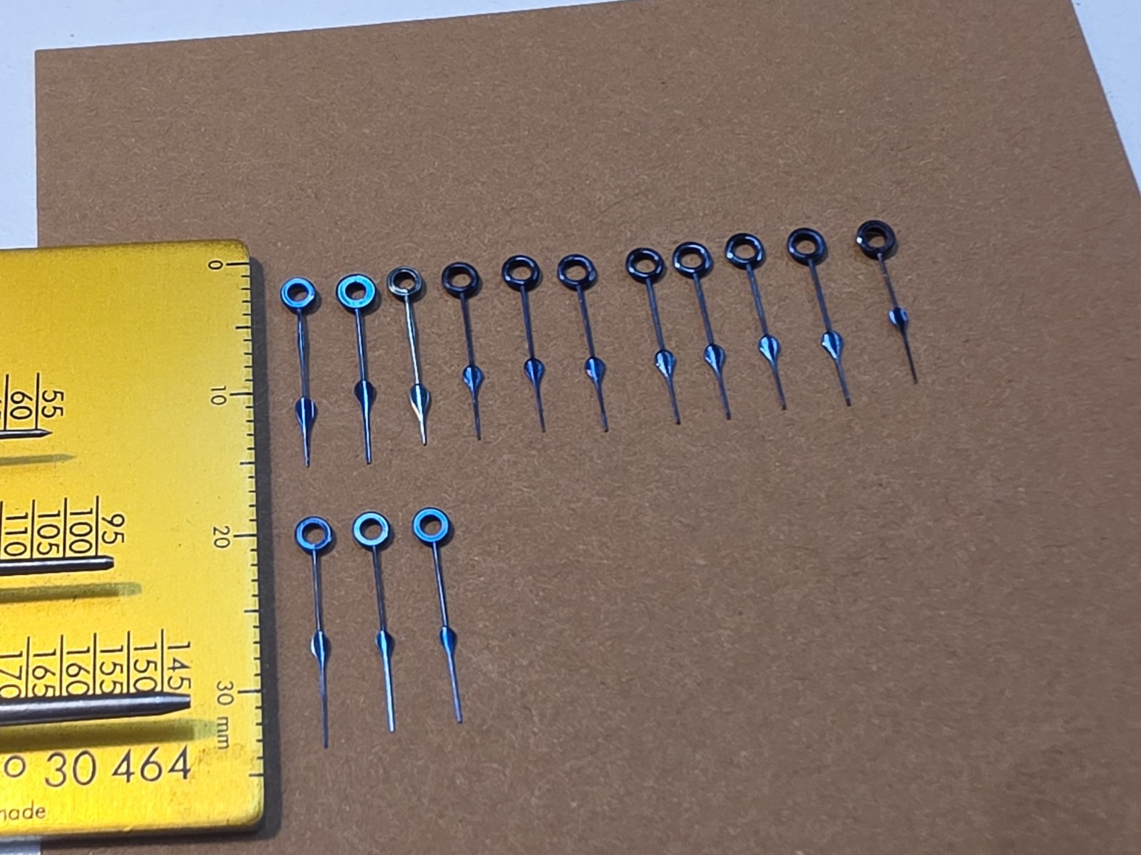 Lot Of 14 Mixed NOS Waltham 12s Pocket Watch Blue Spade Hour Hands