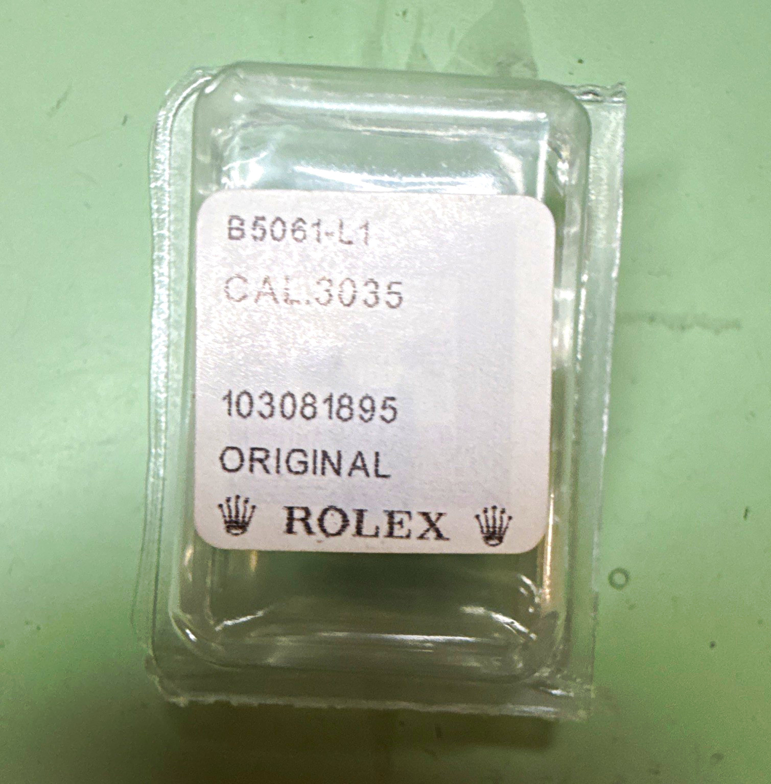 Rolex 3035-5061 Automatic Upper Bridge Brand New In Blister
