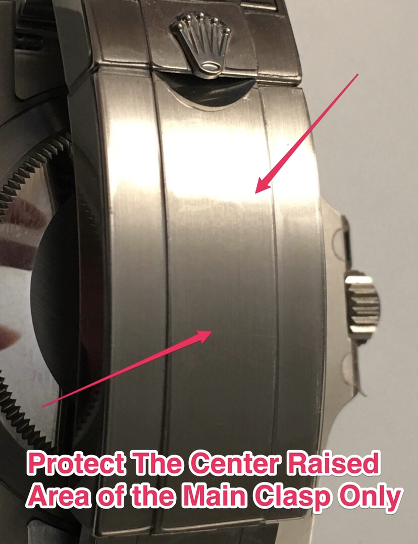For-Rolex Daytona Top Clasp Center Protection/Left Side +Sub SAME (SEE AUCTION)