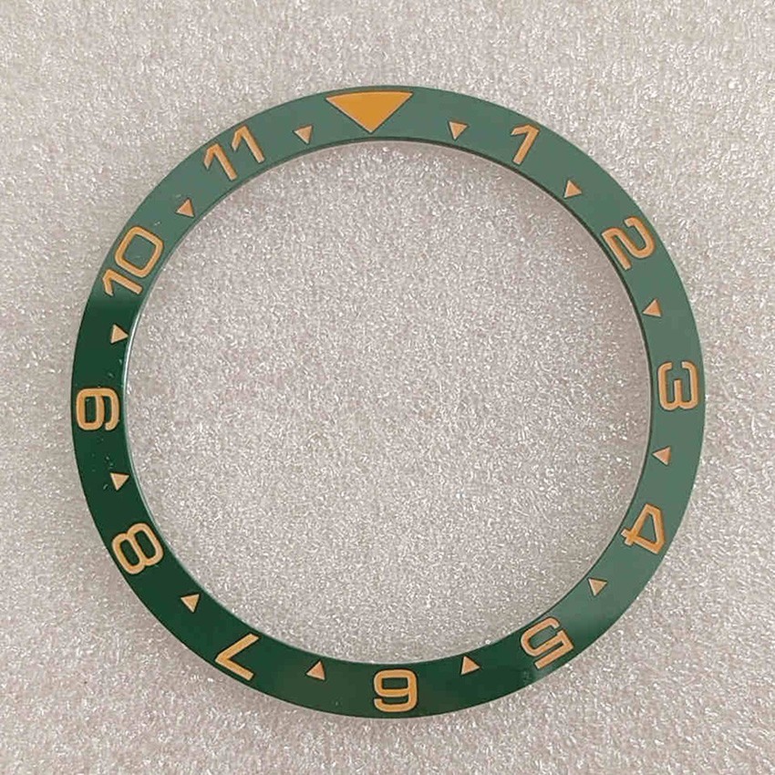 38mm/31.5mm Flat Ceramic Watch Bezel Ring Insert SUB Bezel Watch Accessories