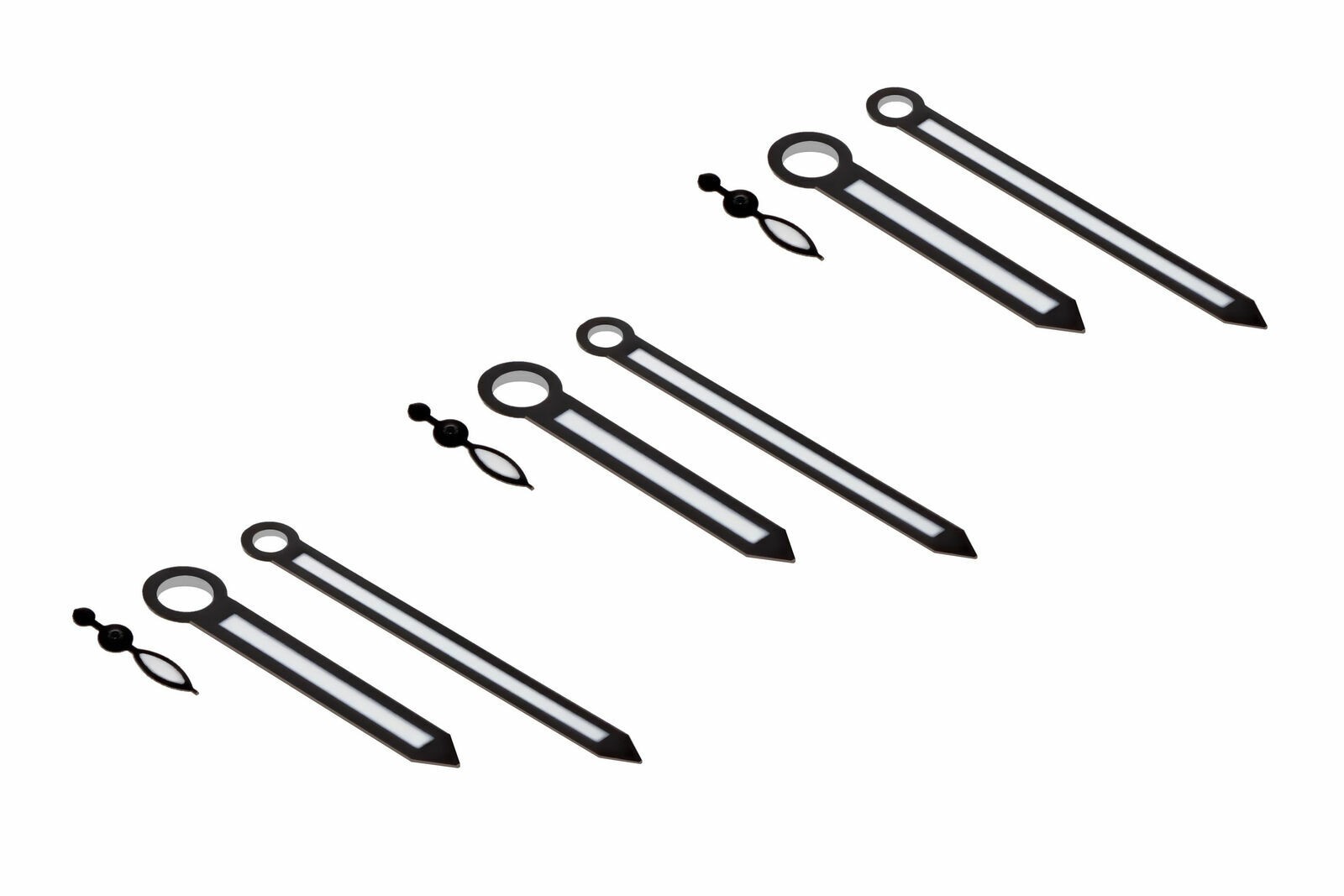 Black 3 Set Replacement Watch Hands For Panerai 44mm Valjoux 7750 7753