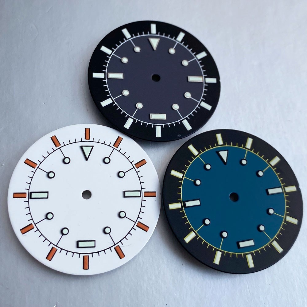 Tandorio Mod NH35 Watch Dial Replacement Parts For NH35/PT5000/Miyota 33.5mm