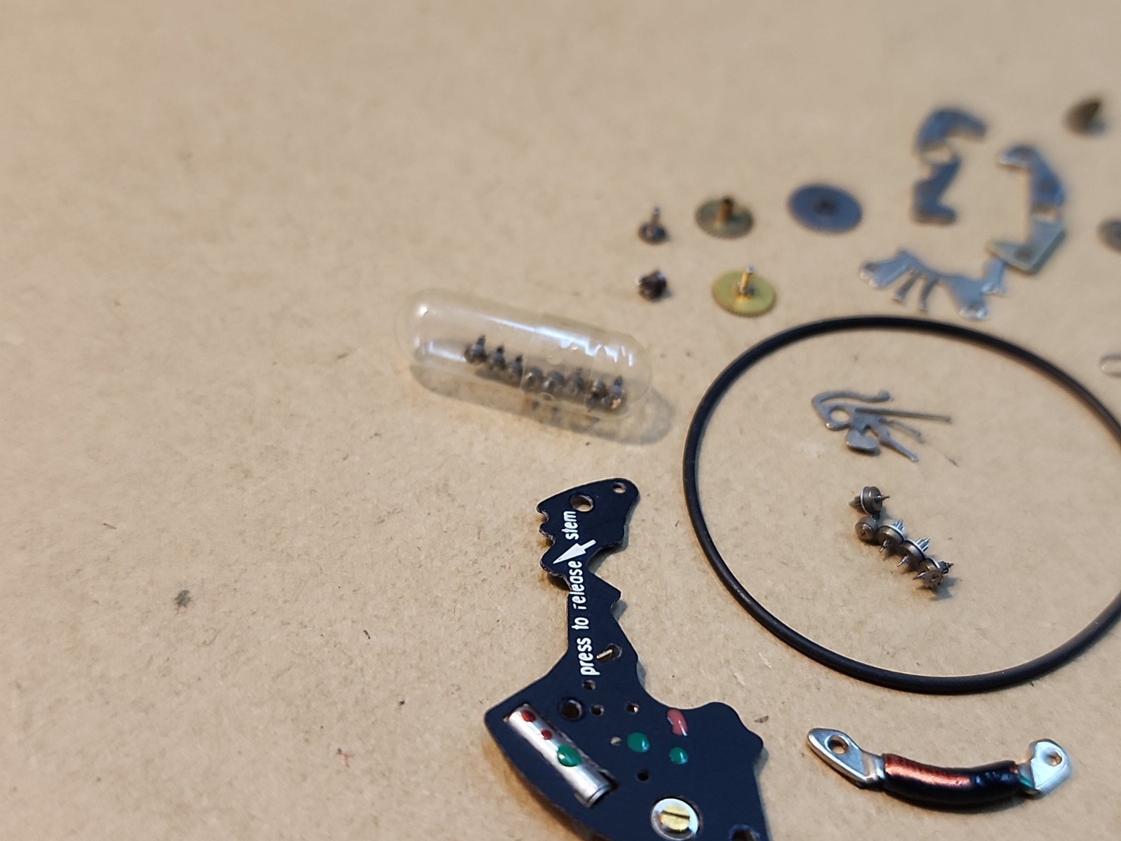 Lot Of Mixed NOS Circuits Coils Quartz Watch Movement Parts Repairs Spares
