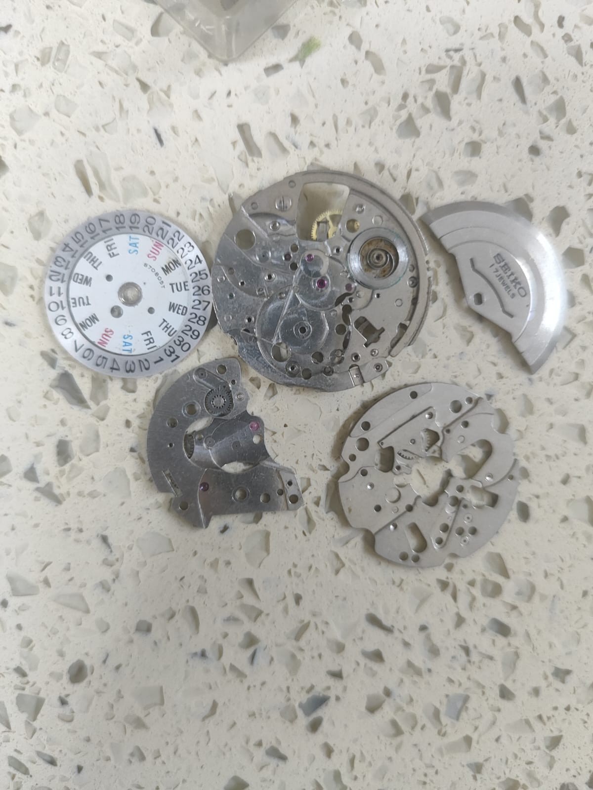 Vintage Seiko Bell Matic Alarm 4006A Incomplet movement Not Work For parts Y