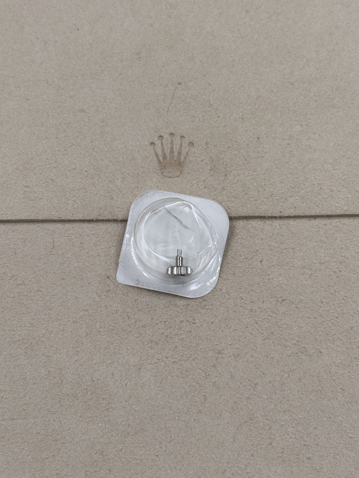 NEW Rolex 24-604-0 – CROWN WITH GASKET 604 ST. Factory Sealed