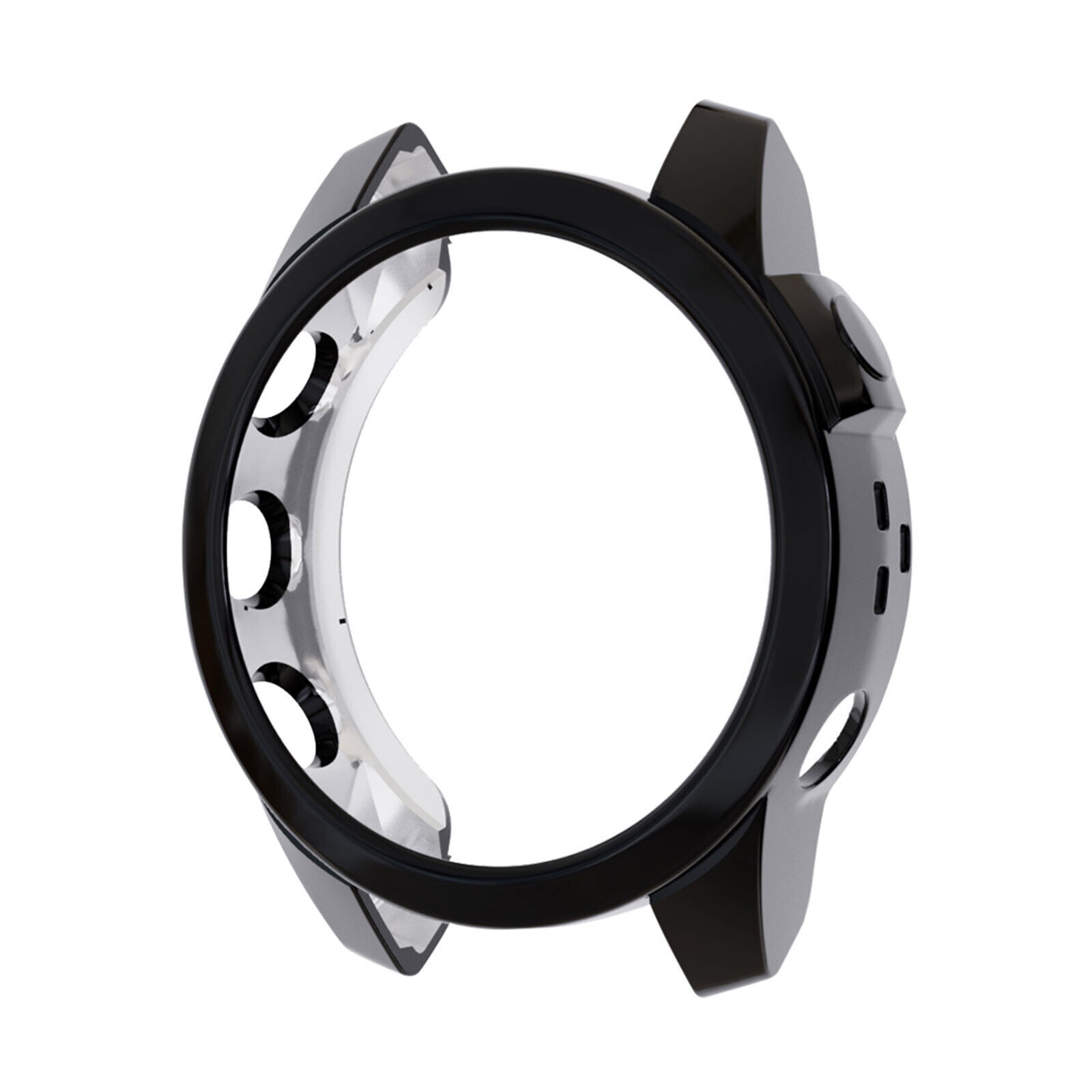 For Garmin Fenix 7 Sapphire Watch Frame TPU Silicone Protector Bumper Case Cover