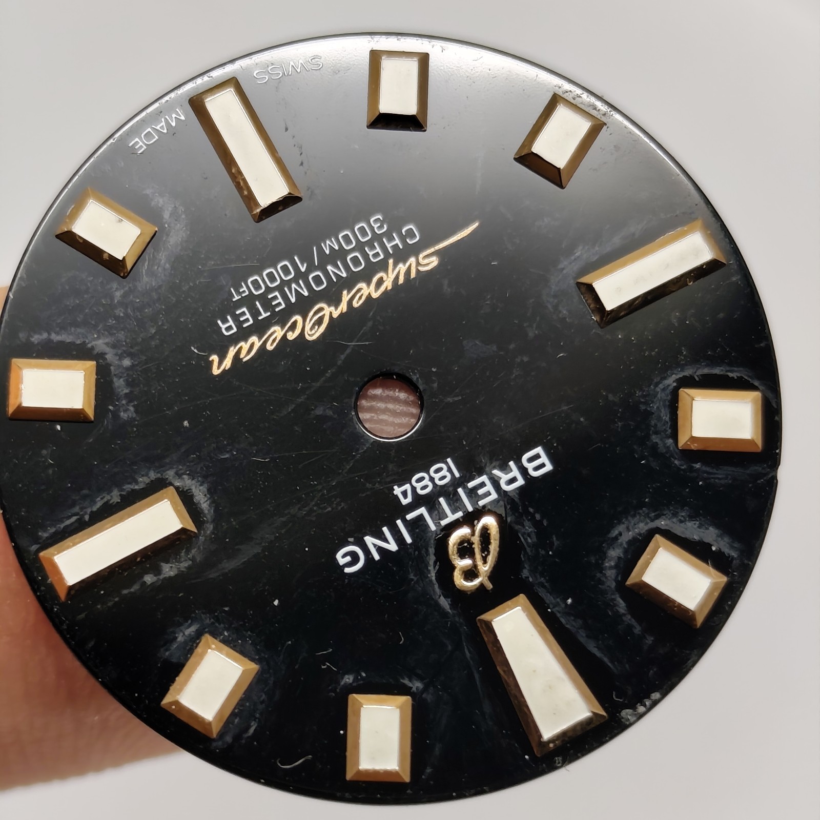 26 mm Breitling Watch Dail Swiss Made, PARTs Part REPAIRS #Y2
