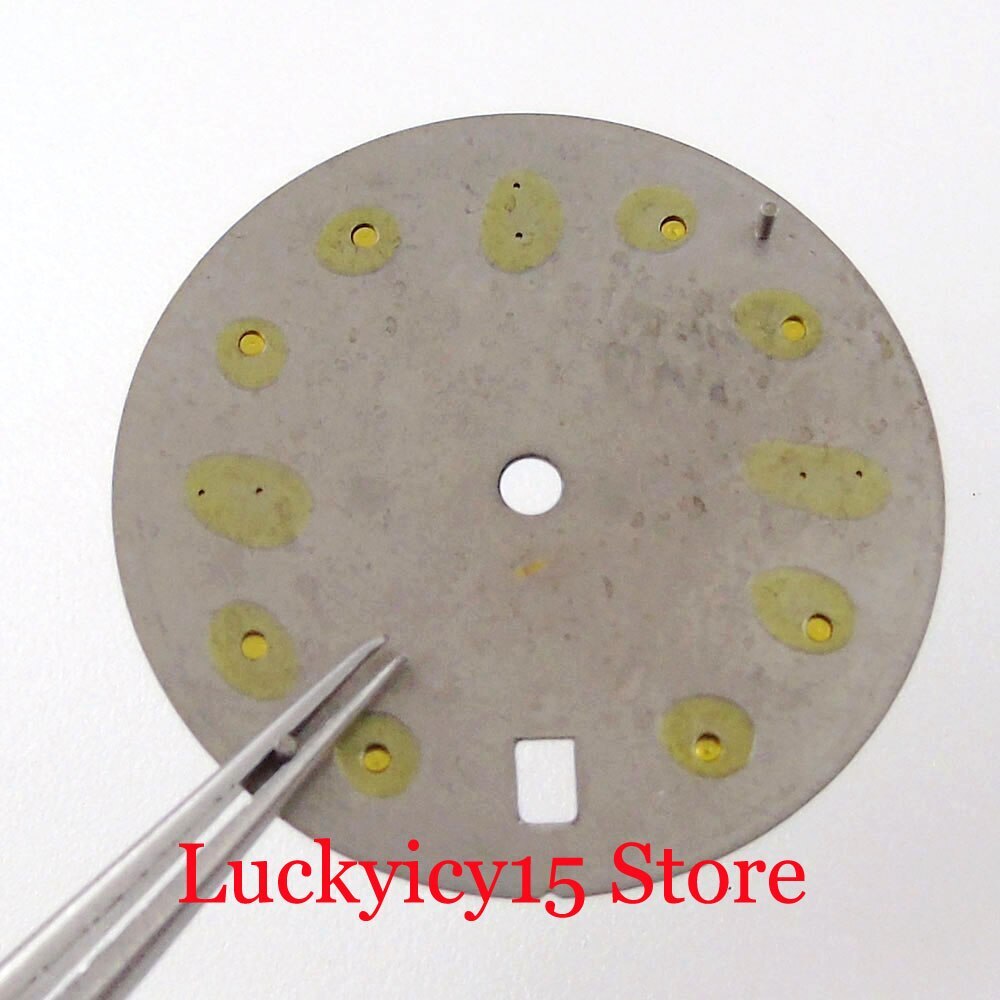 Sterile 28.5mm Green Watch Dial Gold Marks fit ETA 2824 2836 PT5000 MIYOTA