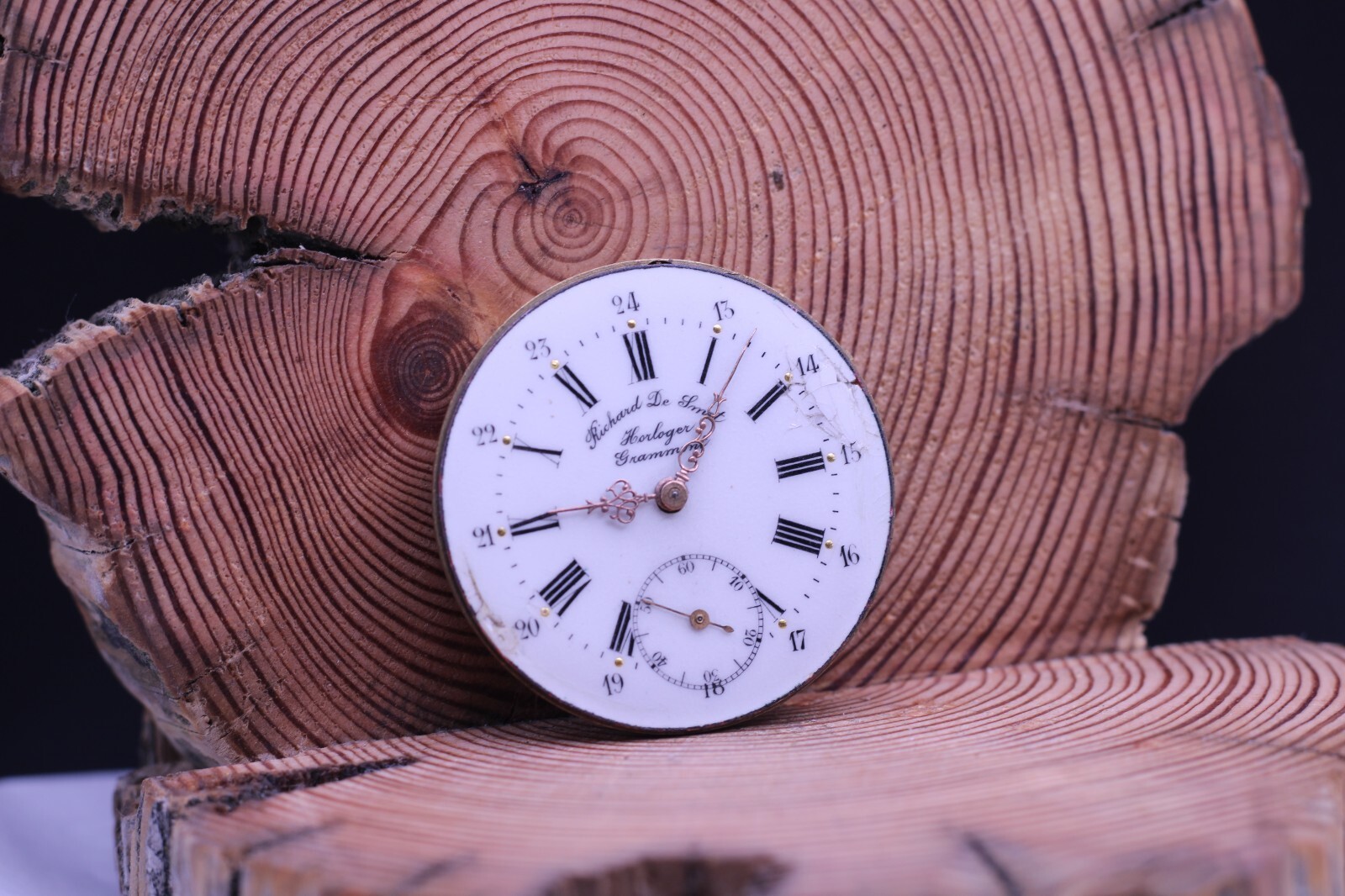 SWISS ANTIQUE POCKET WATCH MOVEMENT 40.5mm FOR REPAIR (JE)